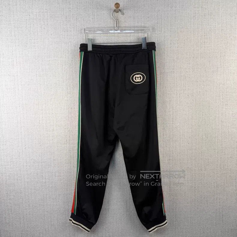 Gucci Gucci Size L FW22 Contrast Colour Striped Logo Plain Casual Size US 33 - 3 Thumbnail