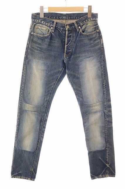Undercover UNDERCOVER PANEL DENIM PANTS F4522 Indigo Size 2 Size US 28 / EU 44 - 1 Thumbnail