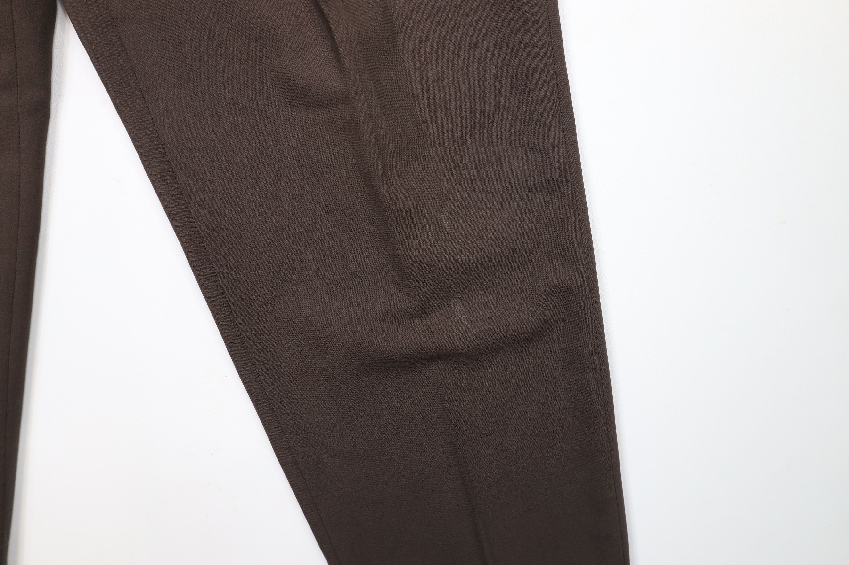 Vintage Vintage 90s Streetwear Wool Wide Leg Chino Pants Brown Size US 34 / EU 50 - 5 Thumbnail