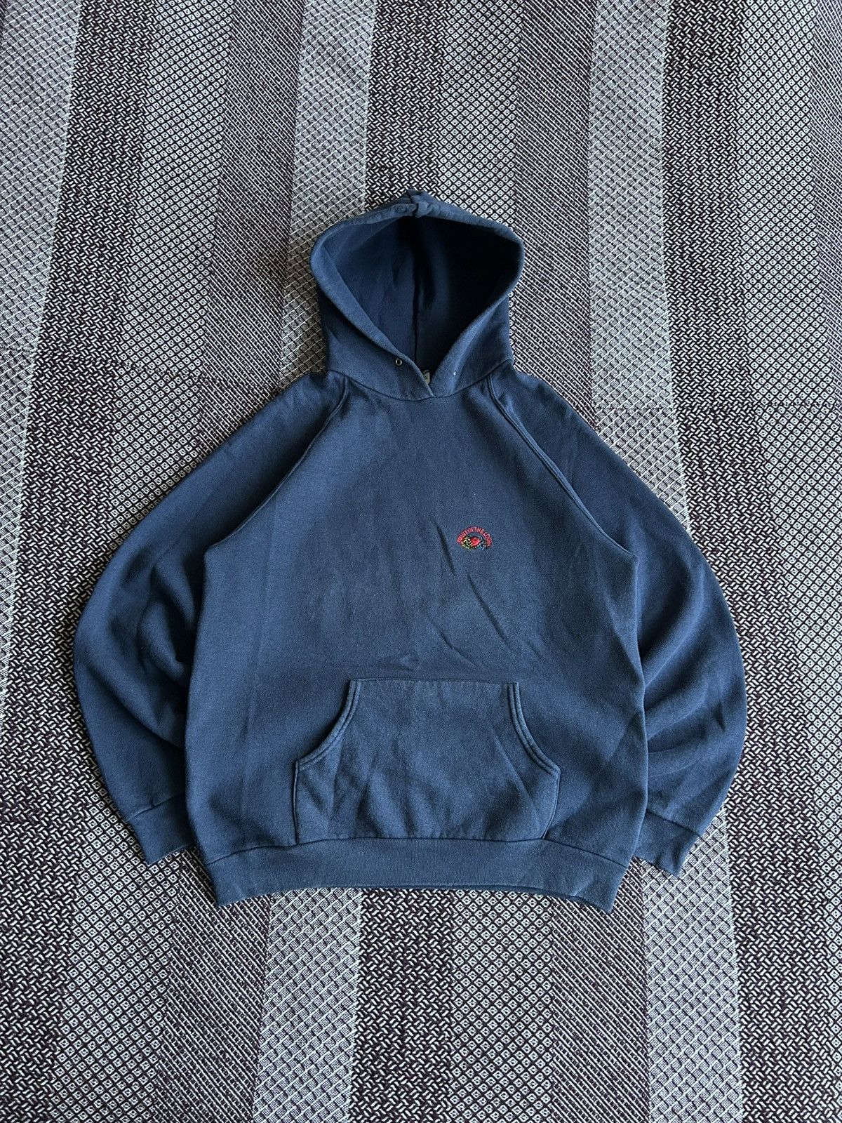 Fruit Of The Loom Vintage Blank FOTL Hoodie Made In USA Streetwear Size Medium Size US M / EU 48-50 / 2 - 1 Thumbnail
