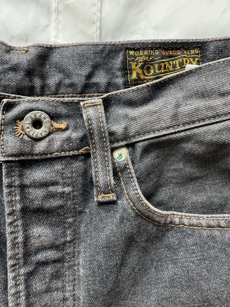 Kapital Kapital Black Denim Jeans with Bead Detail-2506 Size US 32 / EU 48 - 3 Thumbnail