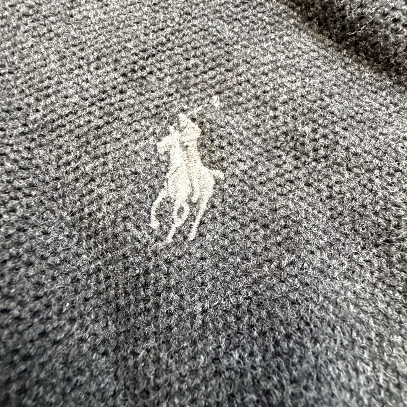 Polo Ralph Lauren Polo Ralph Lauren Sweater Mens 3XB Gray Quarter Zip Mock Neck Knit Big Pony Shirt Big & Tall Mens Gray 3X Size US XXL / EU 58 / 5 - 6 Thumbnail