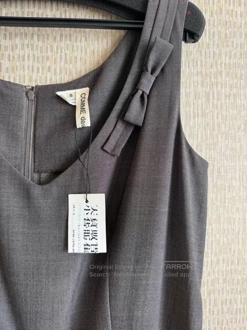 Comme des Garcons Comme des Garcons Tear Hem Bow Tie Dress Size S / US 4 / IT 40 - 3 Thumbnail