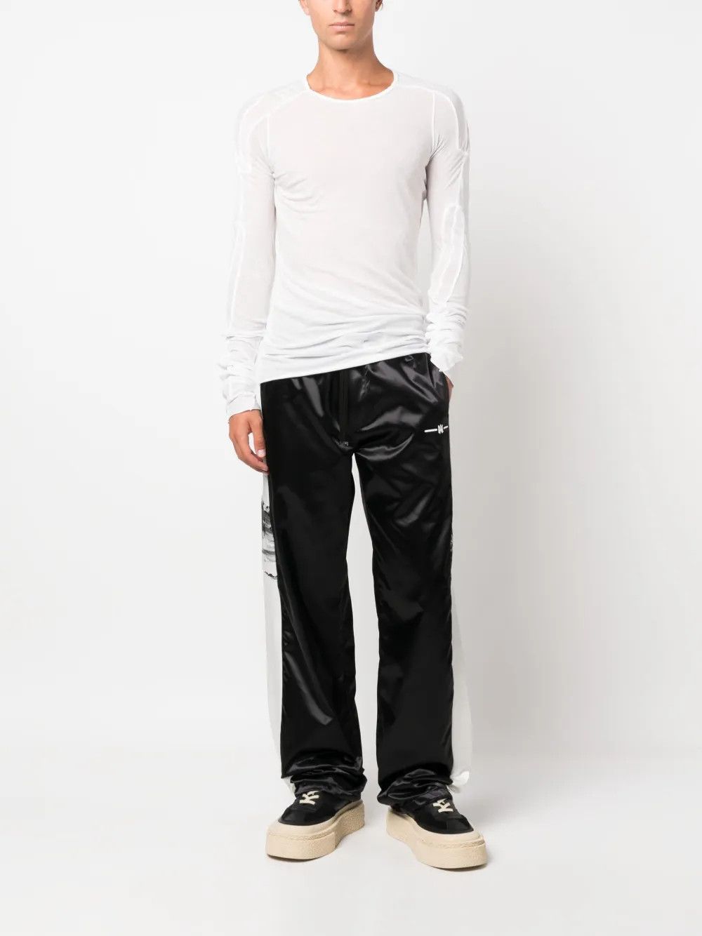 Amiri o1y0525 Logo Jogger & Sweatpant in Black Size US 34 / EU 50 - 5 Thumbnail