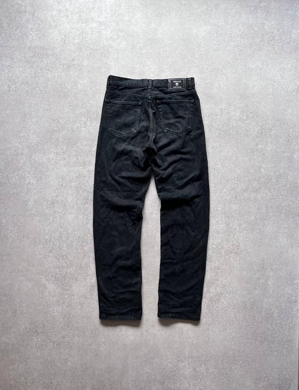 Versace × Vintage Vintage Versace Medusa Baggy Jeans 35 Size US 35 - 4 Thumbnail