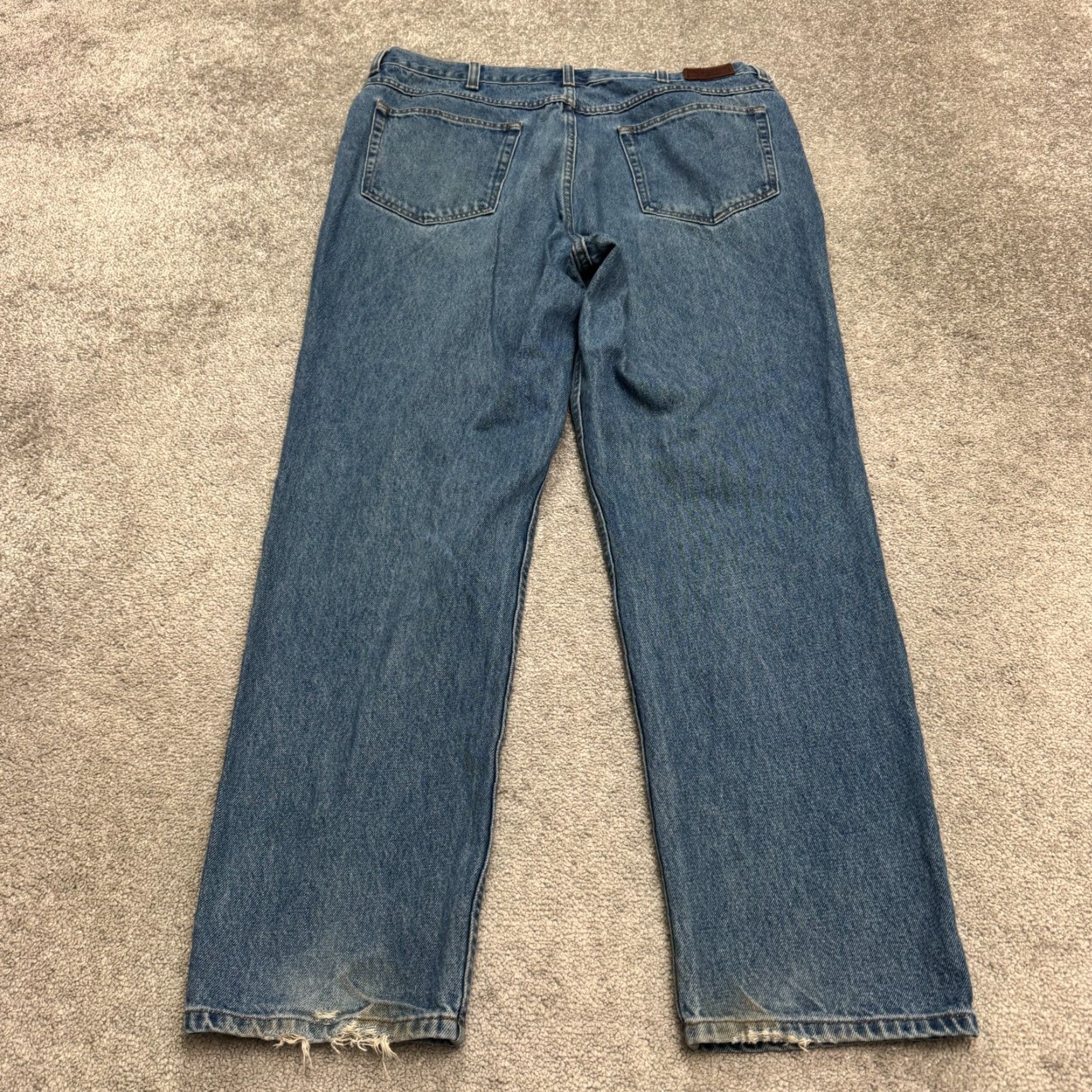 Vintage L.L. Bean Jeans Mens 40x32 Blue Denim Classic Straight 100% Cotton Casual Size US 40 / EU 56 - 2 Thumbnail