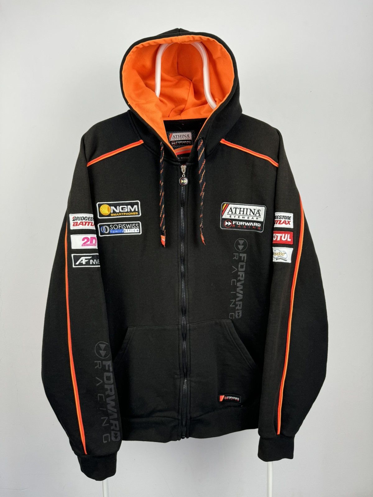 Vintage Vintage Athina Eyewear Forward Racing Zion Hoodie Motul Size US XXL / EU 58 / 5 - 1 Thumbnail