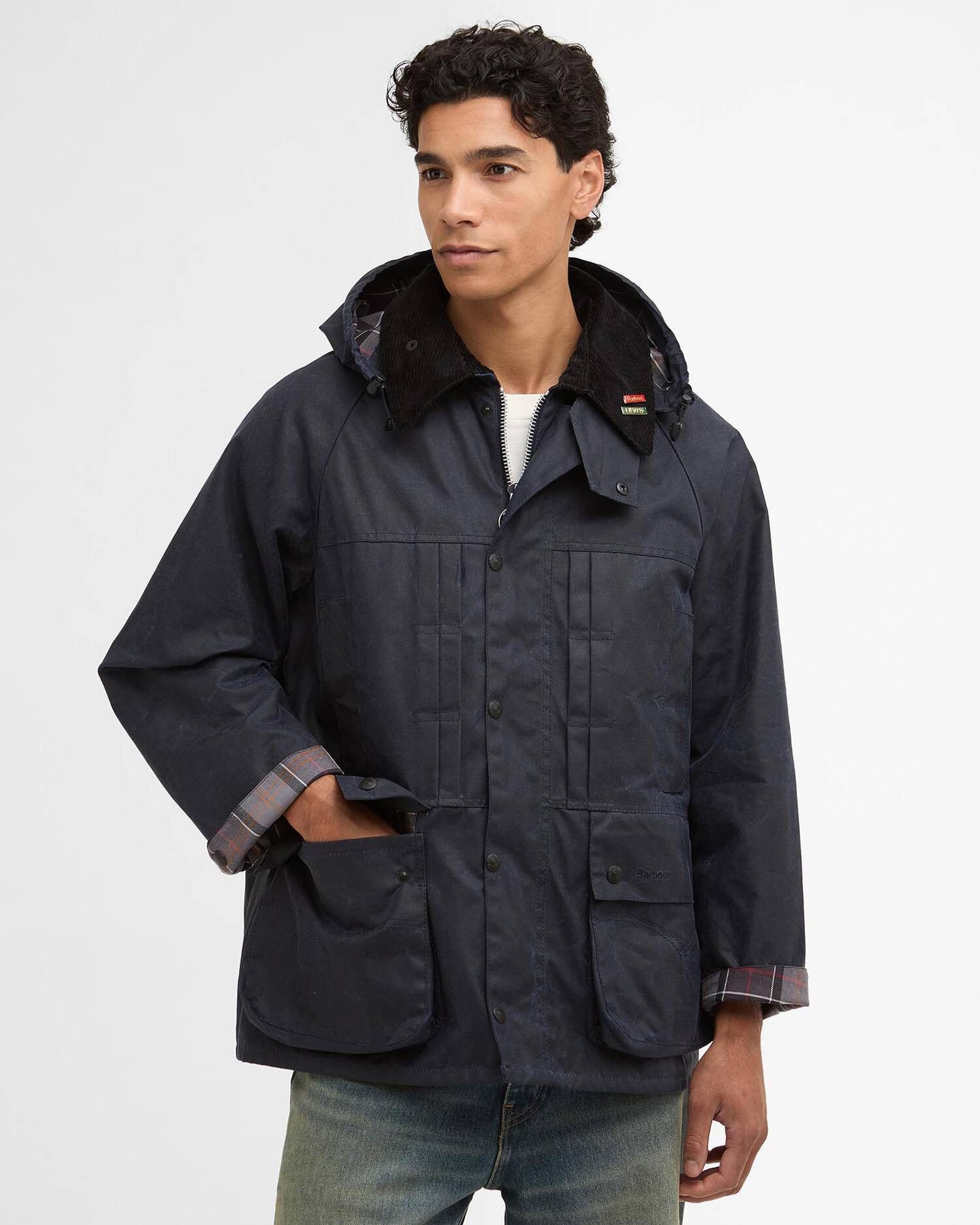 Barbour Barbour x Levi's Oversized Bedale Waxed Jacket Size US M / EU 48-50 / 2 - 9 Thumbnail