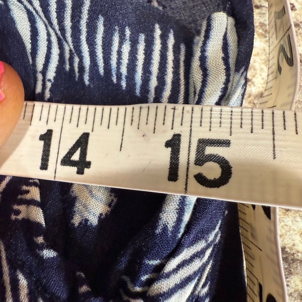 Anthropologie Maeve Blue and White Cap Sleeve Sundress Size XS / US 0-2 / IT 36-38 - 9 Thumbnail