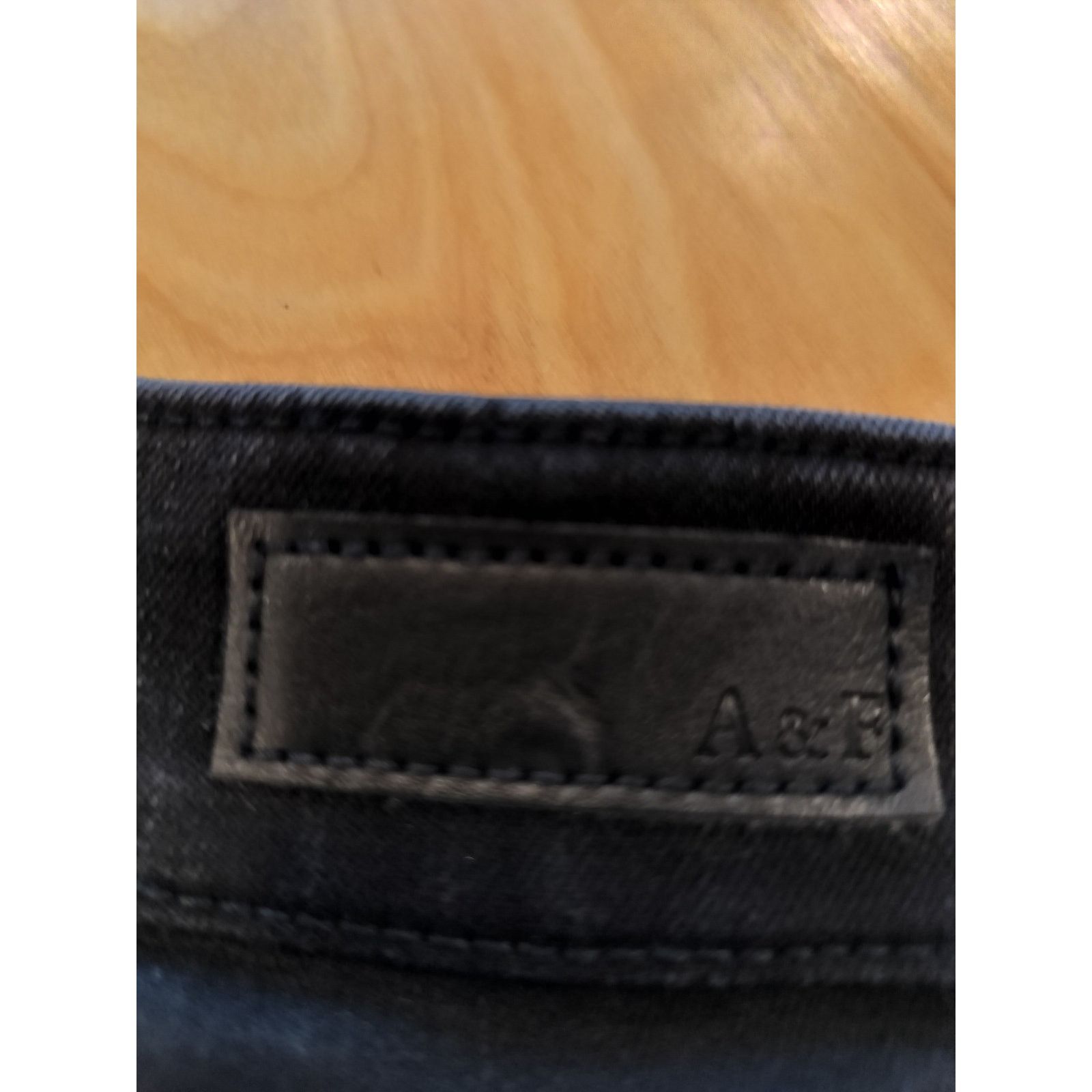 Abercrombie & Fitch Abercrombie Simone High Rise Super Skinny Black 14R Size 36" / US 14 / IT 50 - 7 Thumbnail