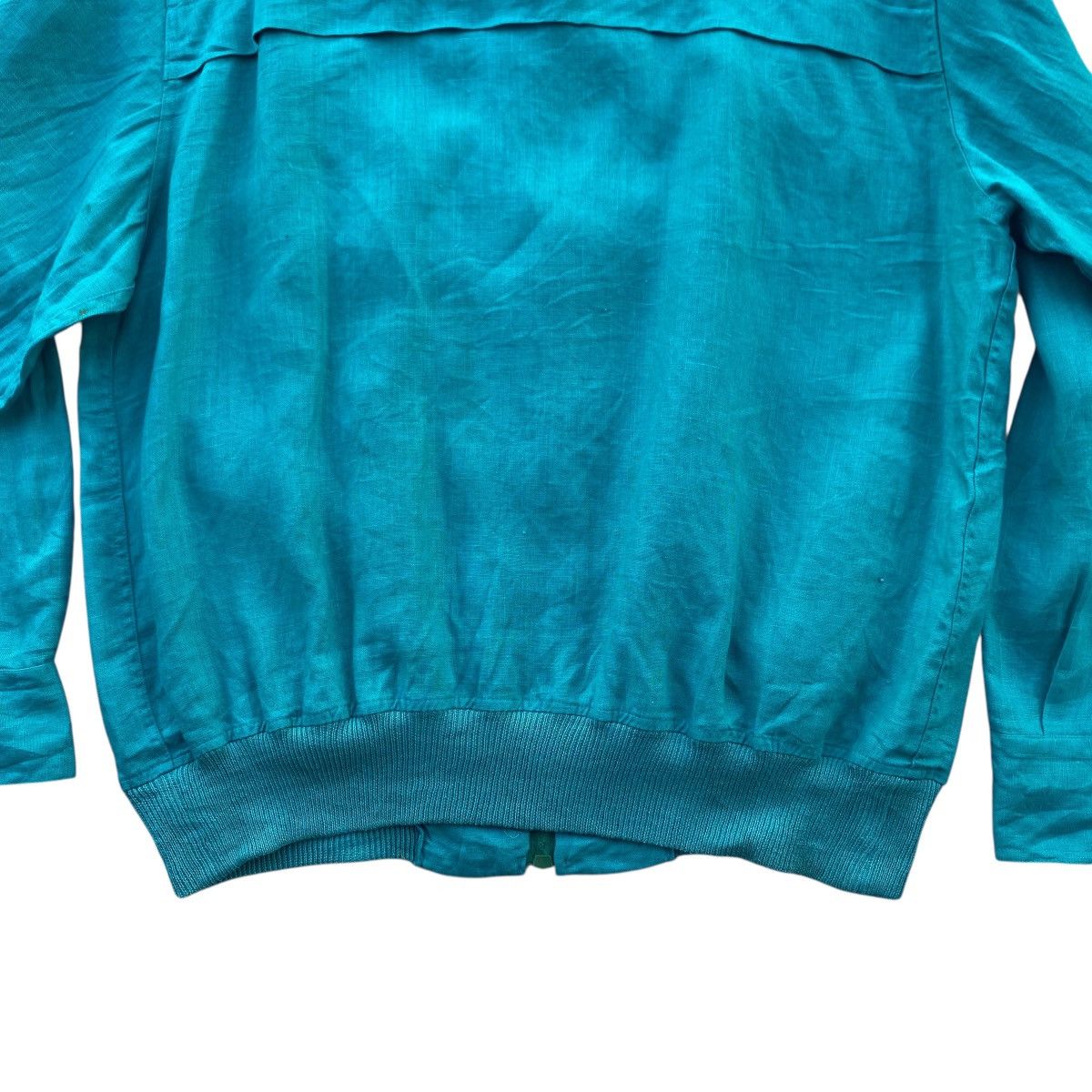 Lanvin ‼️LAST DROP‼️Lanvin Paris Linen Zip Jacket Teal Green Vintage Size US M / EU 48-50 / 2 - 10 Thumbnail