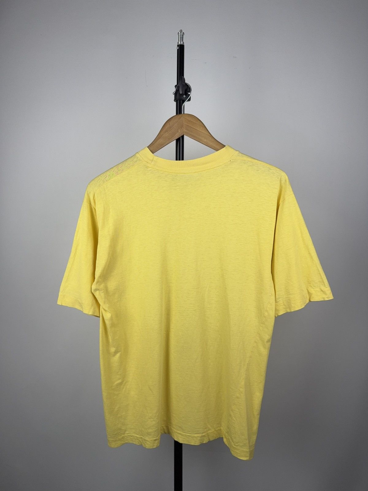 Japanese Brand × Vintage Vintage 80s Japanese style Faded Blank Basic Tee shirt Size US M / EU 48-50 / 2 - 8 Thumbnail