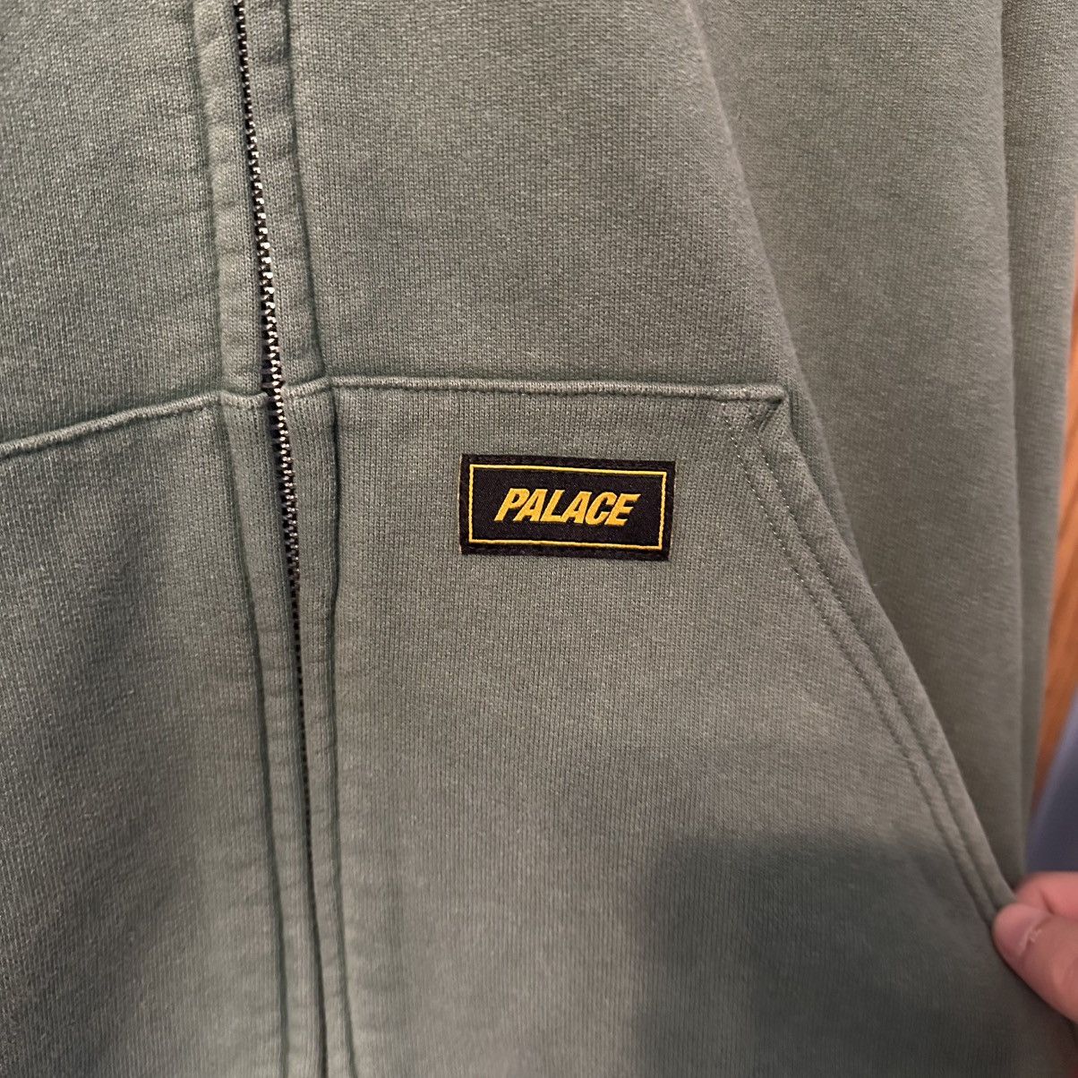Palace Palace Triple Stitch Zip Hood Pigment Green Size XXL Size US XXL / EU 58 / 5 - 2 Thumbnail