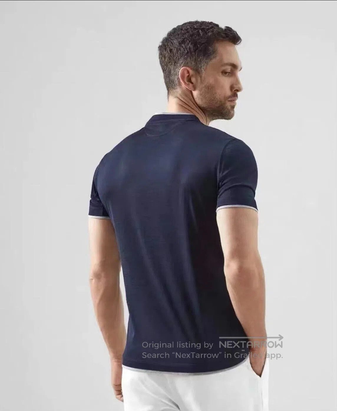Brunello Cucinelli Brunello Cucinelli Men's Short Sleeve T-Shirt. Size US M / EU 48-50 / 2 - 2 Thumbnail