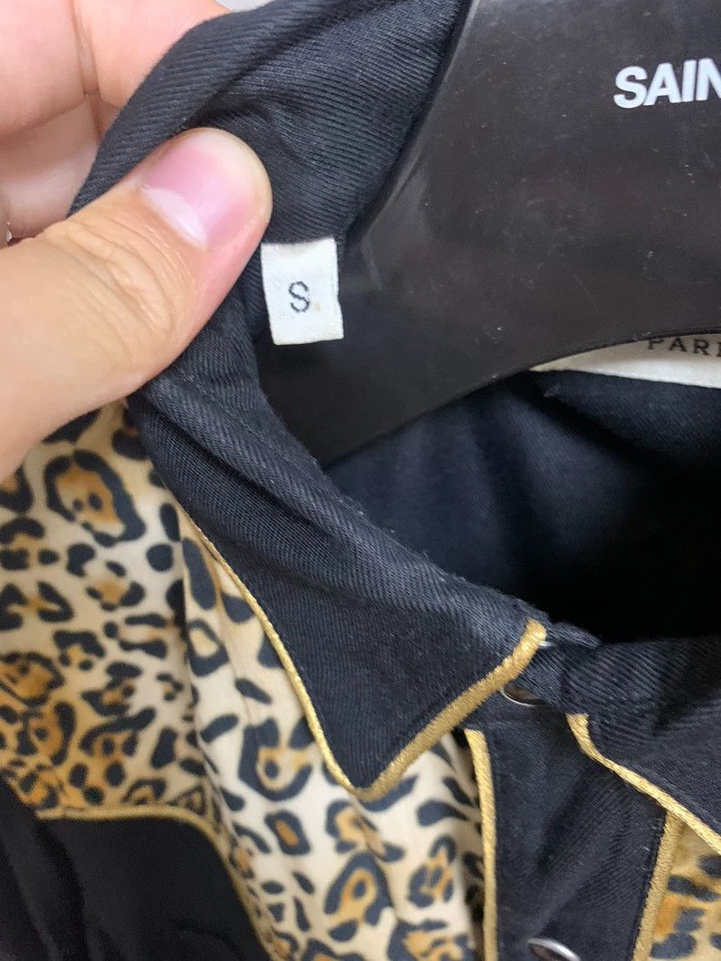 Saint Laurent Paris Saint Laurent Paris 2016FW Leopard print patchwork shirt Size US S / EU 44-46 / 1 - 3 Thumbnail