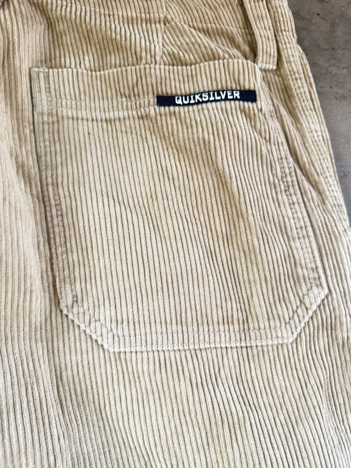 Quiksilver Vtg Quiksilver button fly cuduroy carpenther pants Size US 34 / EU 50 - 5 Thumbnail