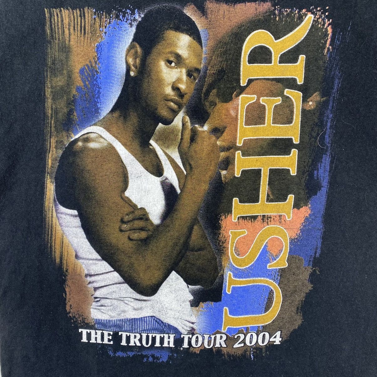 Rap Tees × Vintage Vintage USHER The Truth Tour 2004 Rap Tee Kanye West Size US L / EU 52-54 / 3 - 3 Thumbnail