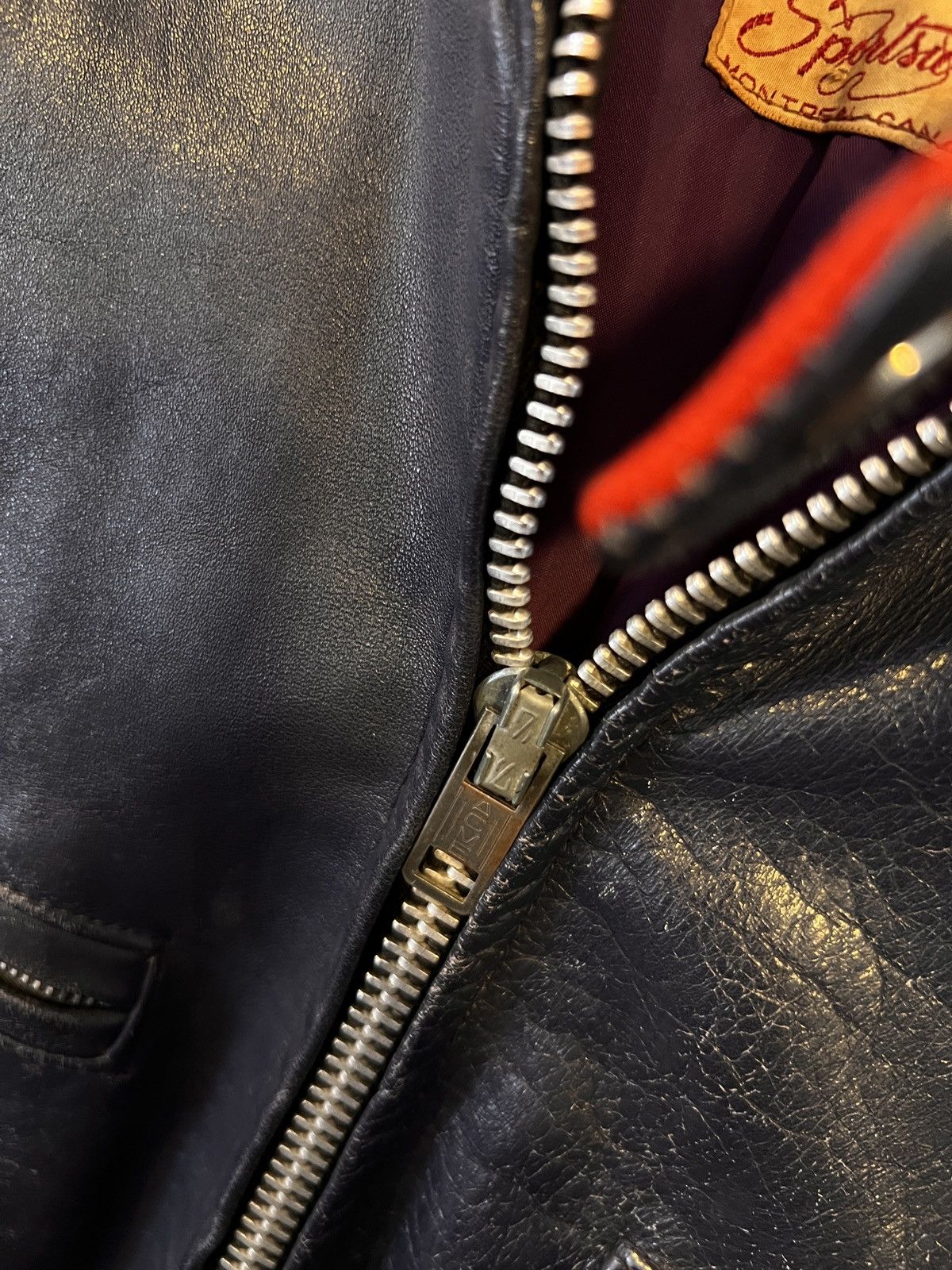 Vintage 1960s Cafe Racer Leather Jacket Size US L / EU 52-54 / 3 - 4 Thumbnail