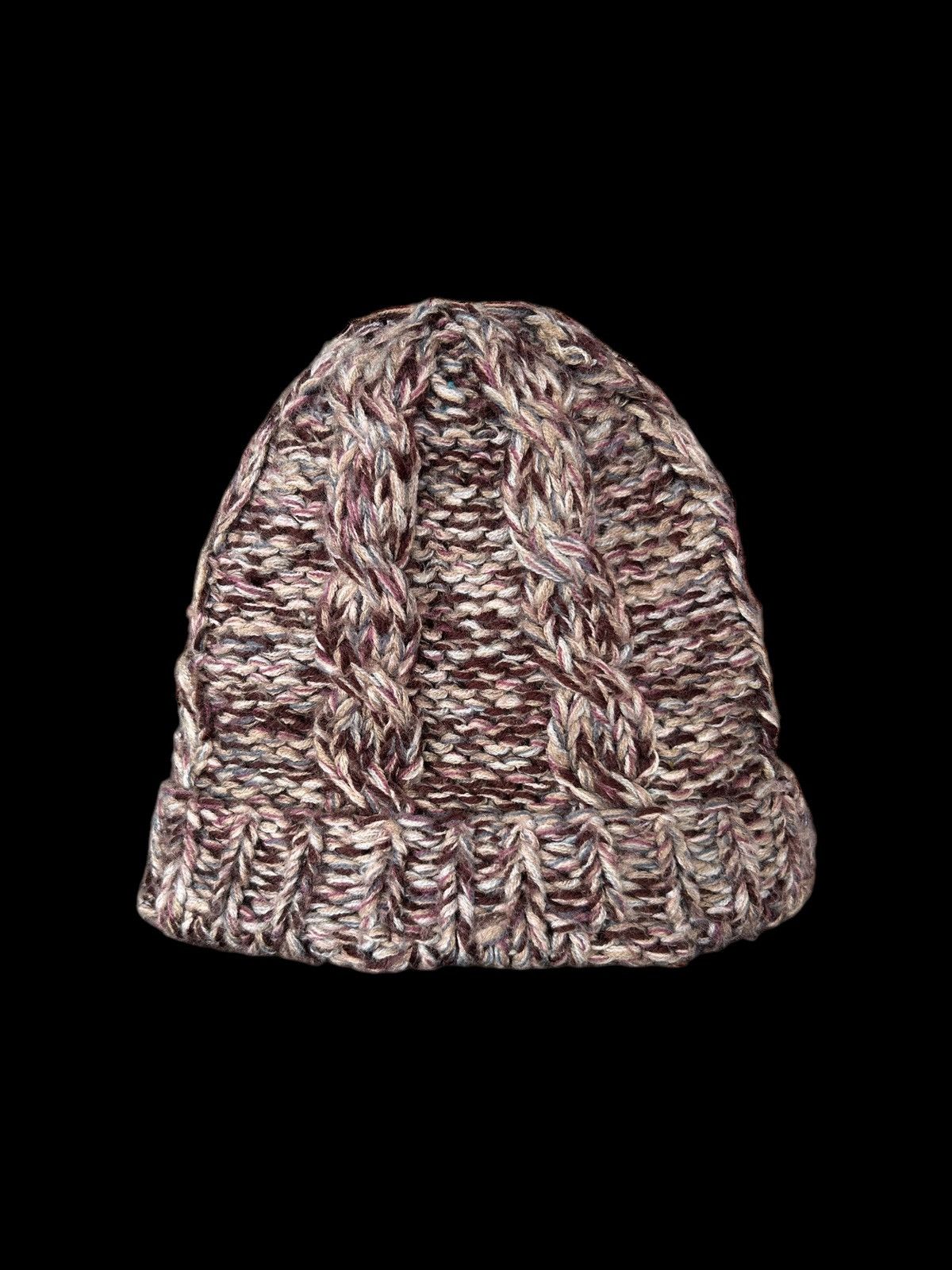 Japanese Brand × Kapital × Vintage Crochet Knitted Handmade Beanie Hats ☠️☠️ Size ONE SIZE - 1 Thumbnail