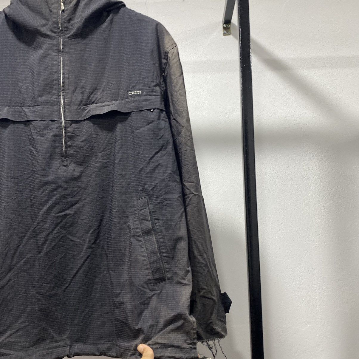Burberry × Designer × Vintage Trash☠️ Burberry Classics Anorak Plaid Jacket Hooded Size US L / EU 52-54 / 3 - 4 Thumbnail