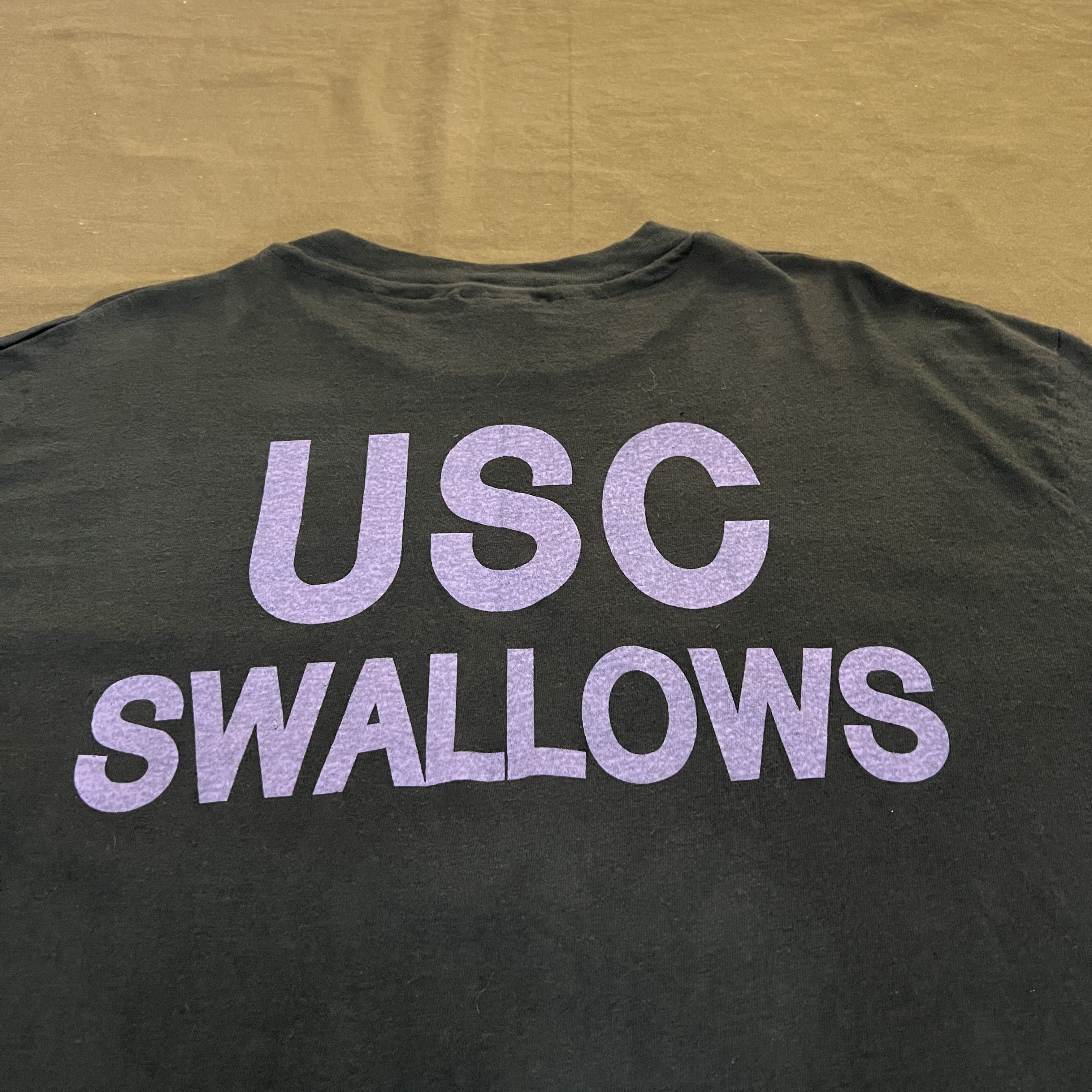Vintage Vintage 90s nyu sucks usc swallows funny humor Tee XL Size US XL / EU 56 / 4 - 5 Thumbnail