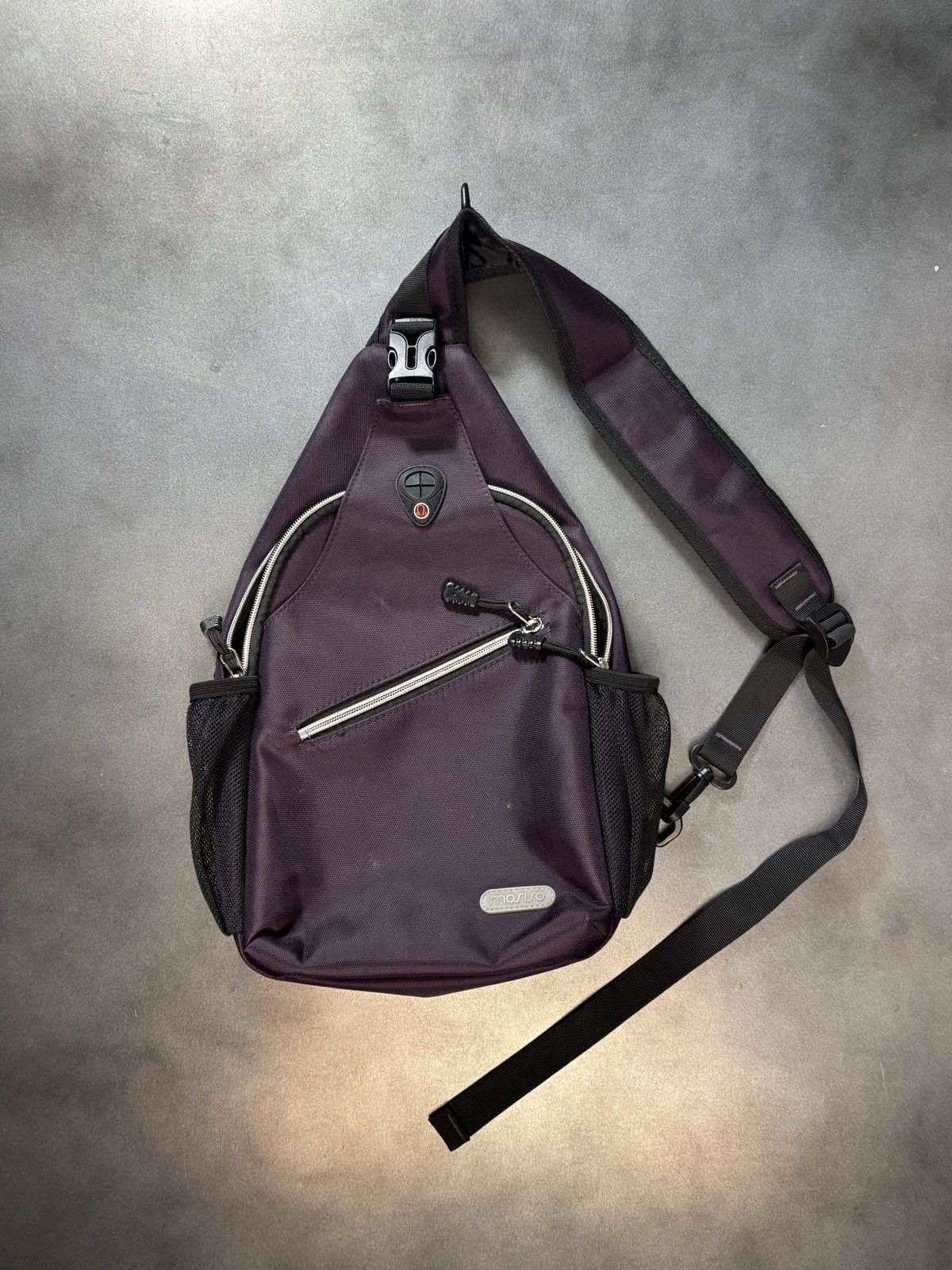 Vintage 2000s Vintage Nylon Crossbody Messenger Plum Purple Prada Size ONE SIZE - 17 Thumbnail