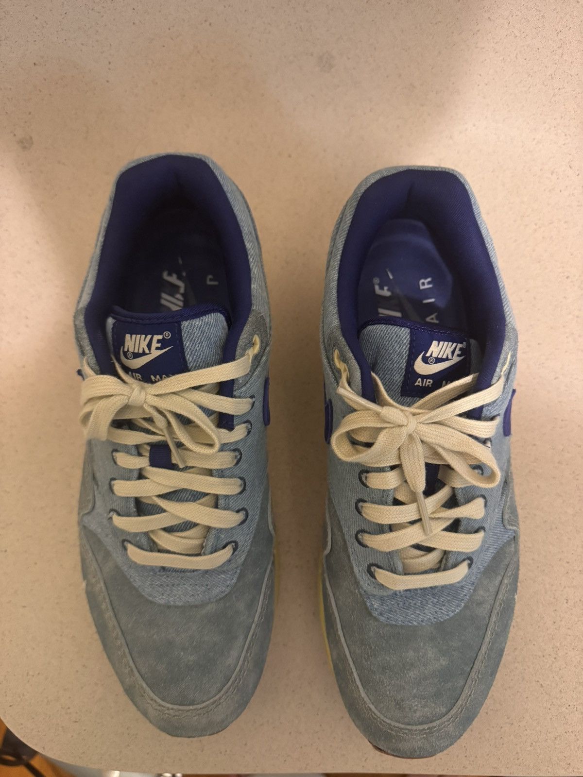 Nike Nike Air Max 1 PRM Dirty Denim Size US 9 / EU 42 - 3 Thumbnail