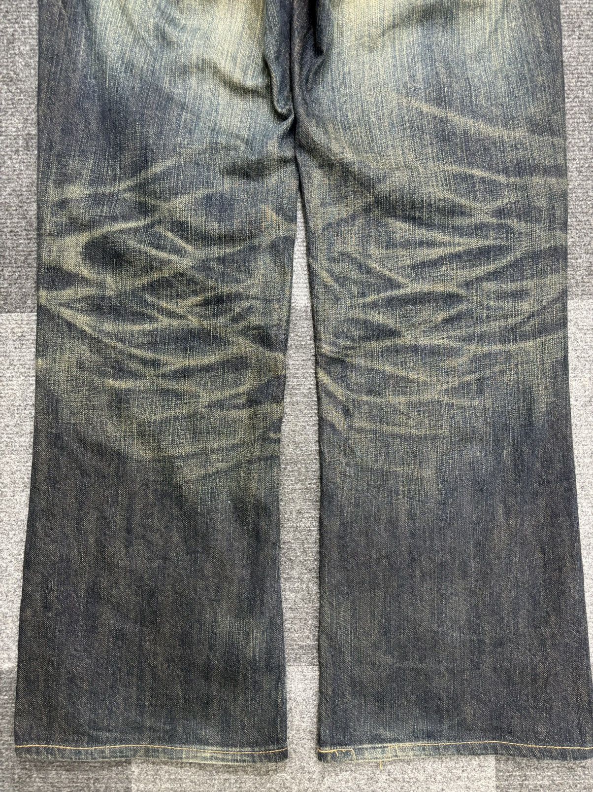 Edwin 💥90s Style💥Rare Insane Edwin 421 Rusty Fades Denim F462 Size US 31 - 19 Thumbnail