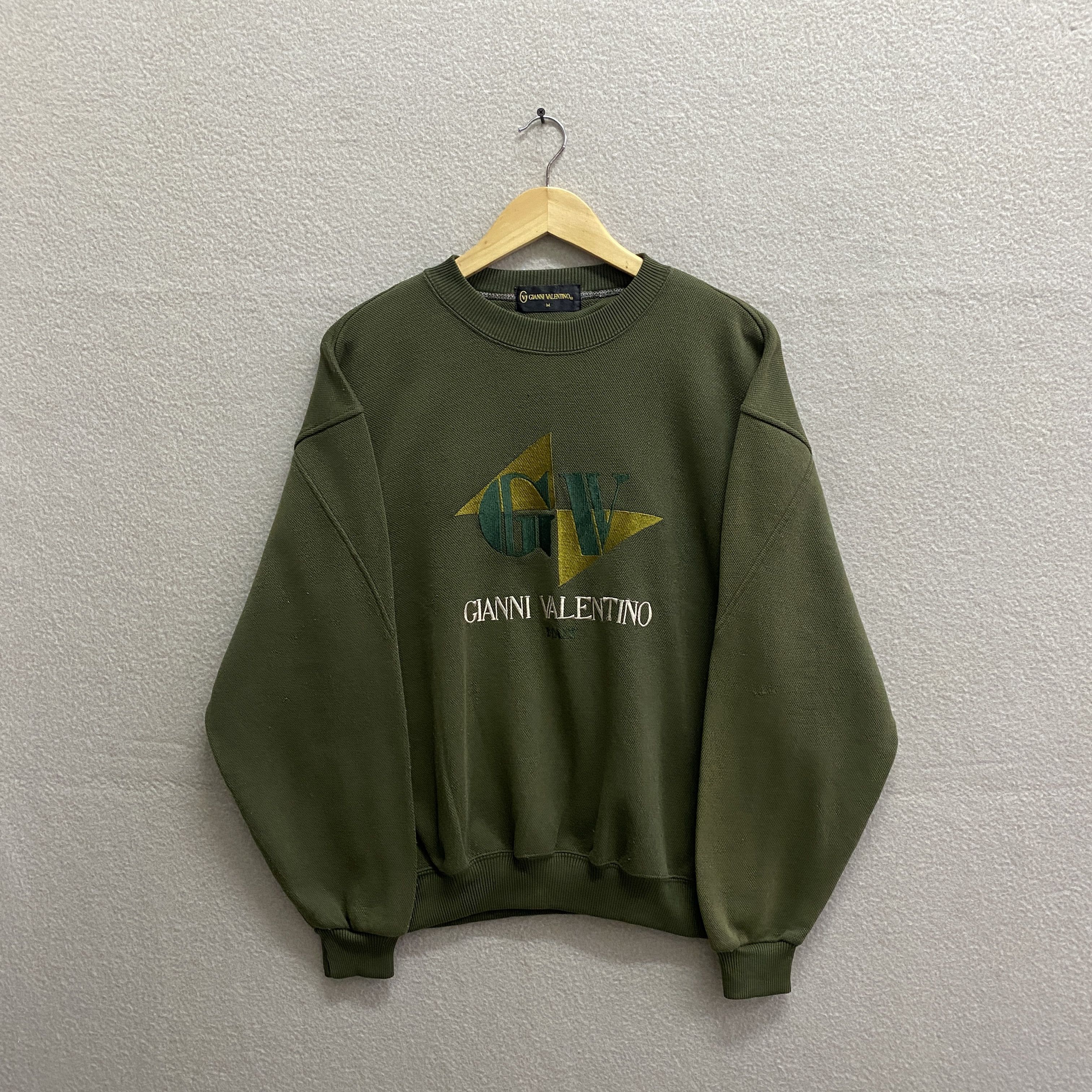 If Six Was Nine × Valentino × Vintage Vintage 90's Gianni Valentino Baggy Sweatshirt Size US M / EU 48-50 / 2 - 1 Thumbnail