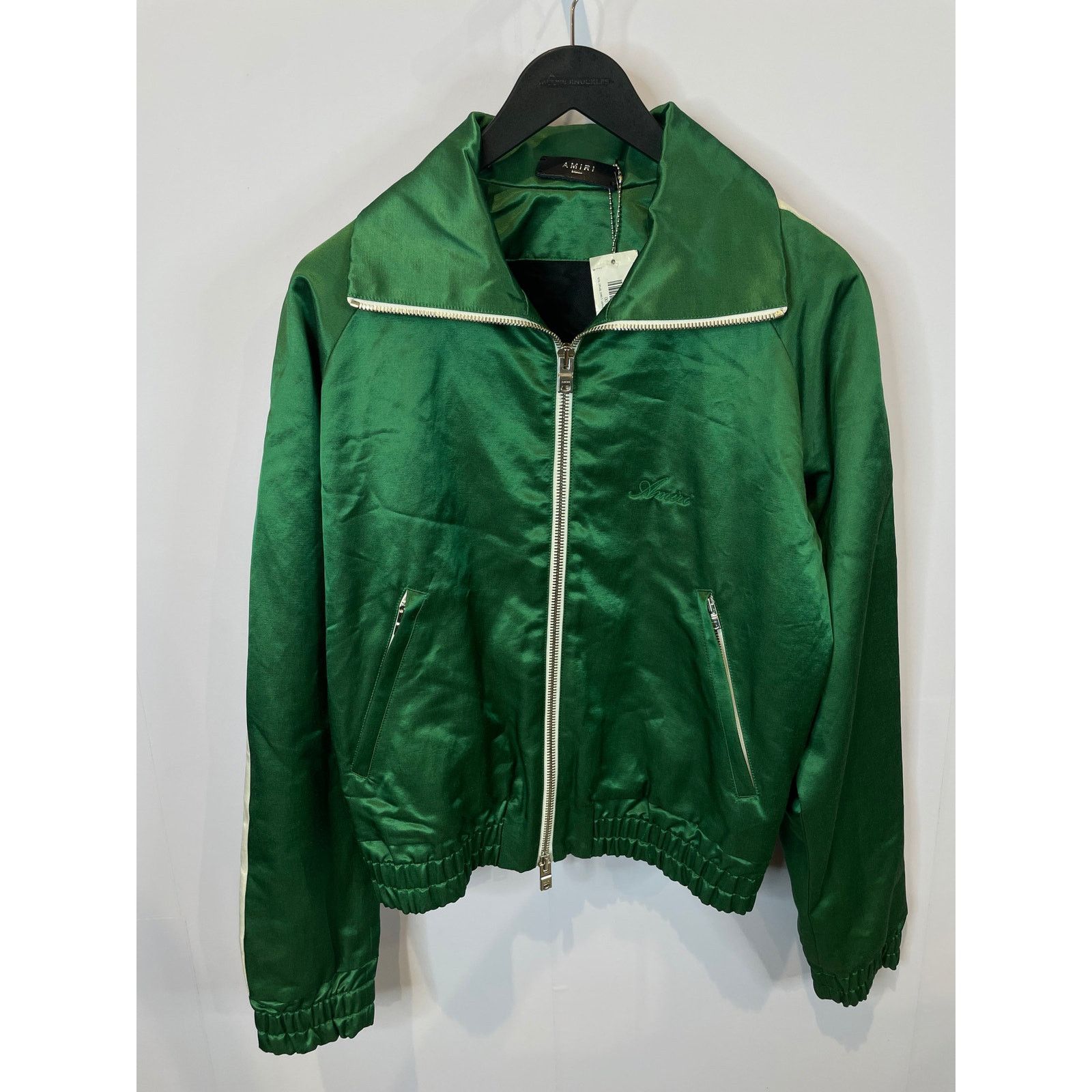 Amiri Amiri Track Jacket Green Used Small Size US S / EU 44-46 / 1 - 2 Thumbnail