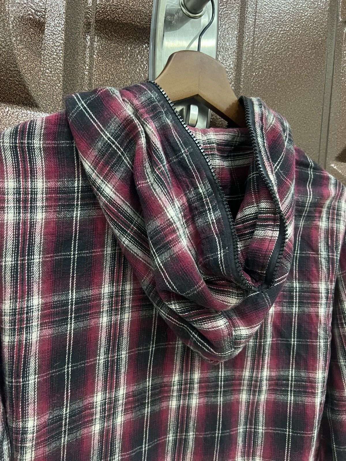 Japanese Brand Bicol Ricol Full Zipper Vintage Checkered Street Sweater Size US M / EU 48-50 / 2 - 11 Thumbnail