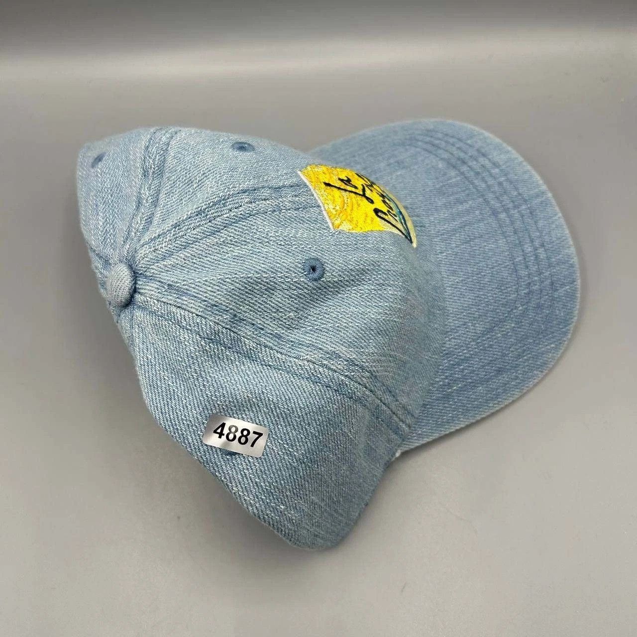 New Era La Croix Hat Men Denim Sparkling Water Embroidered StrapBack Size ONE SIZE - 8 Thumbnail