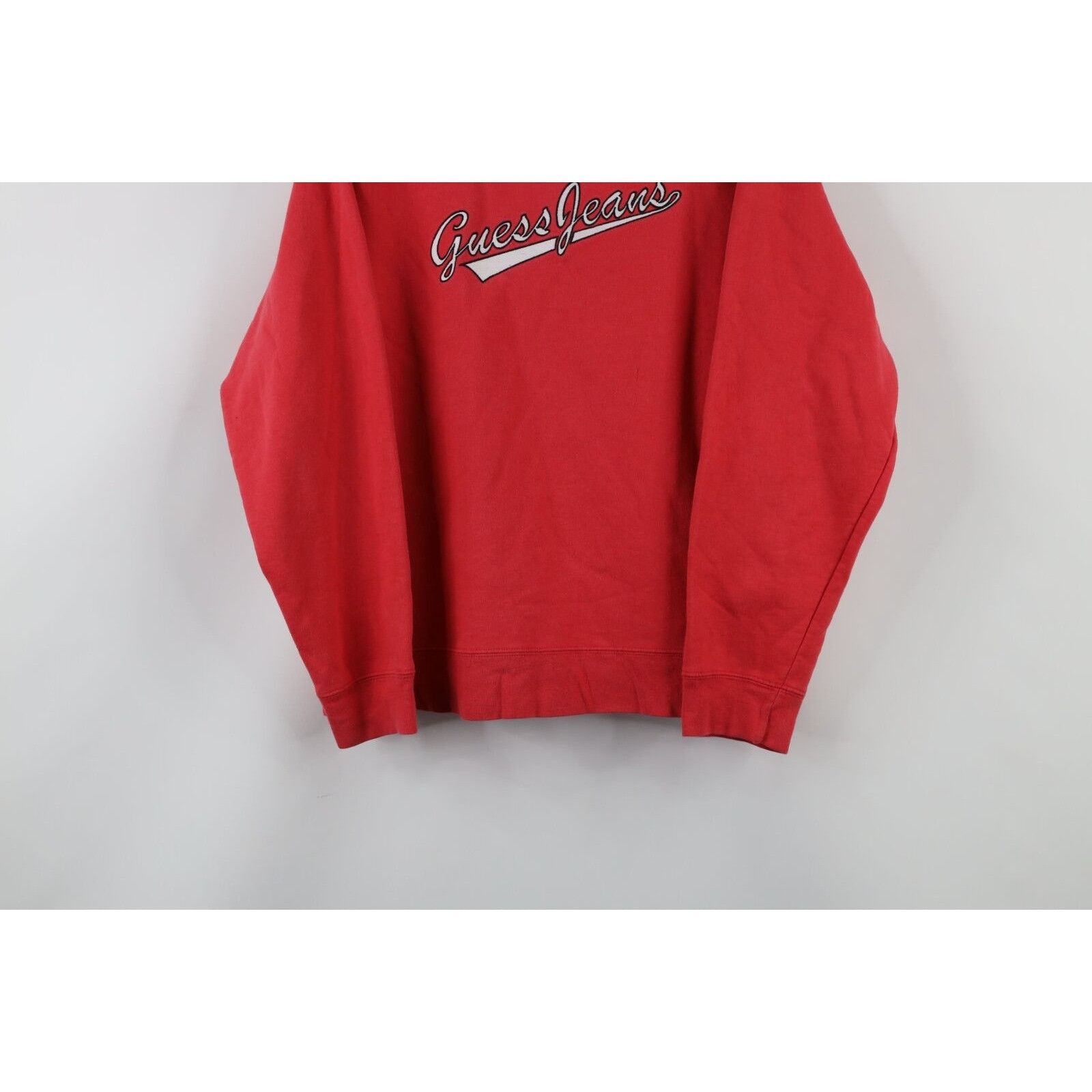 Vintage Guess Jeans Faded Script Spell Out Sweatshirt