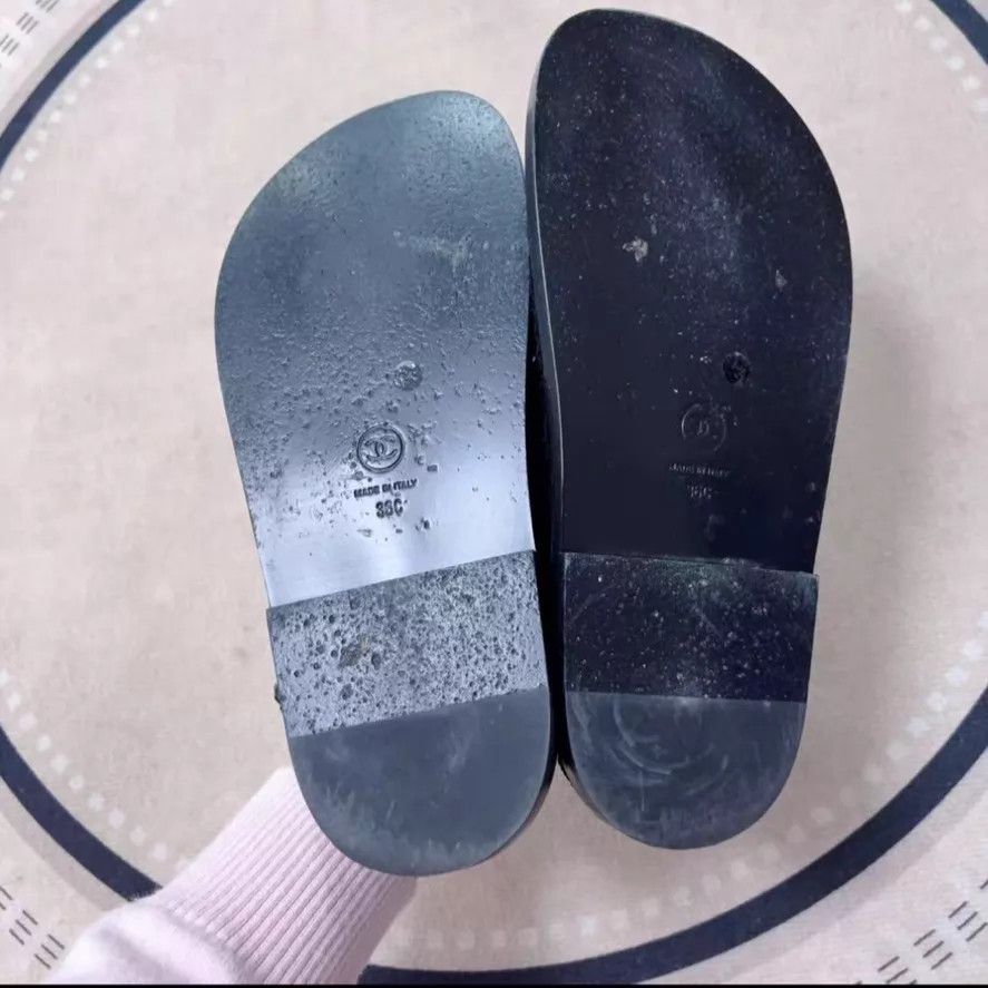 Chanel Chanel 95 New Slipper Black 36 Size US 5.5 / IT 35.5 - 4 Thumbnail