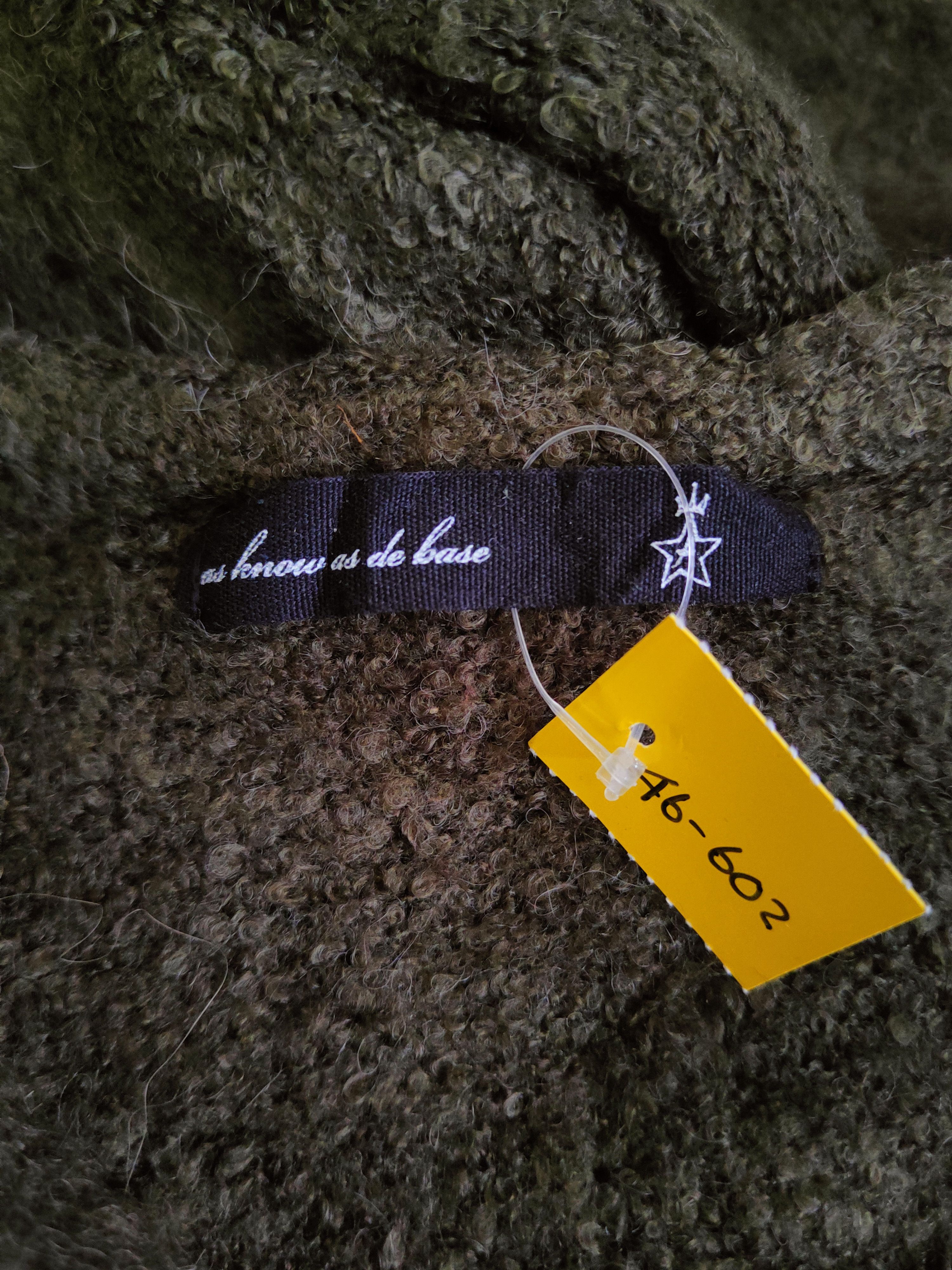 Japanese Brand DL as know as de base Olive Knitwear Long Cardigans #46-602 Size M / US 6-8 / IT 42-44 - 13 Thumbnail