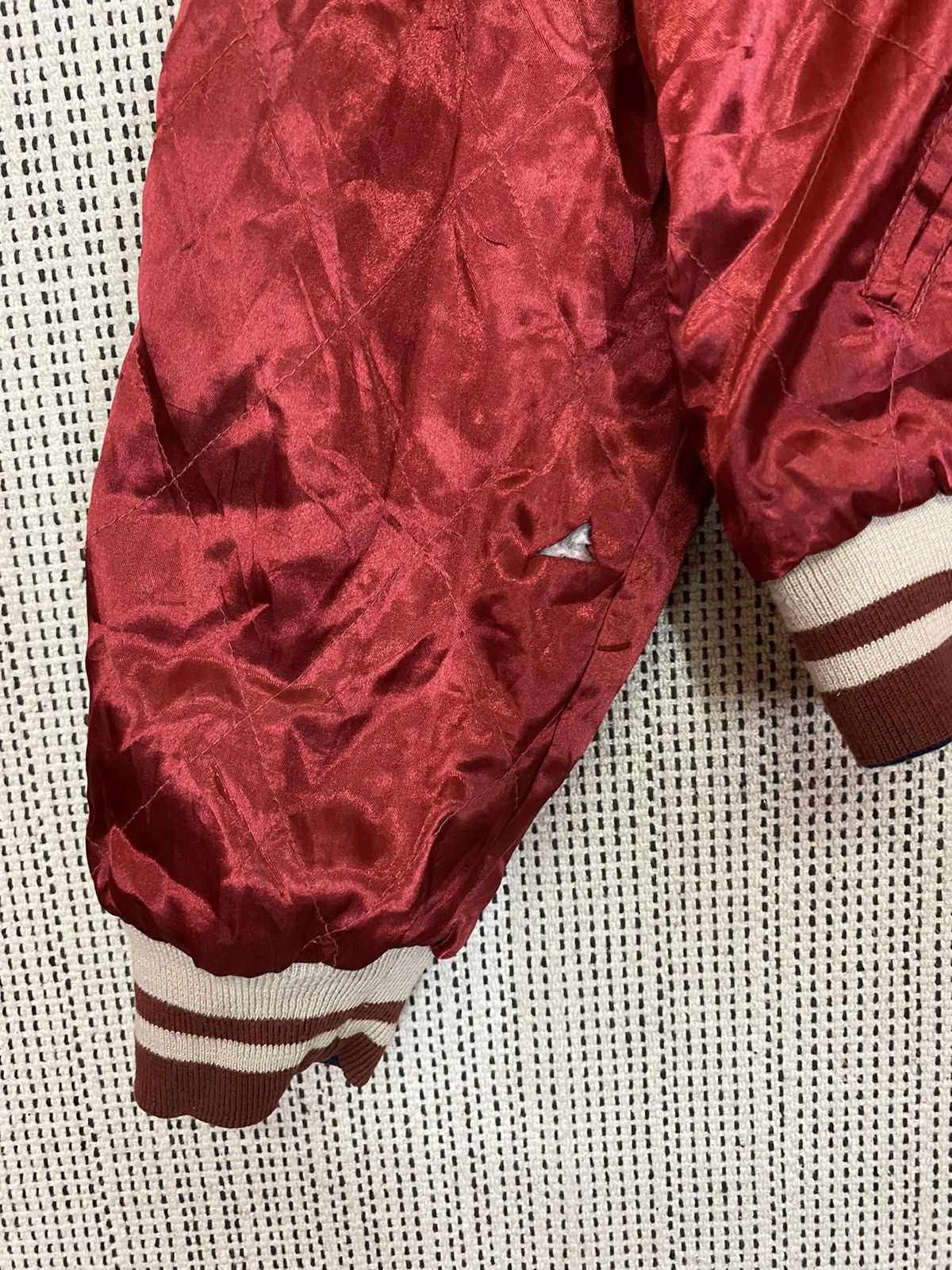 Japanese Brand × Vintage Sukajan reversible jacket satin emboidery logo Size US M / EU 48-50 / 2 - 10 Thumbnail