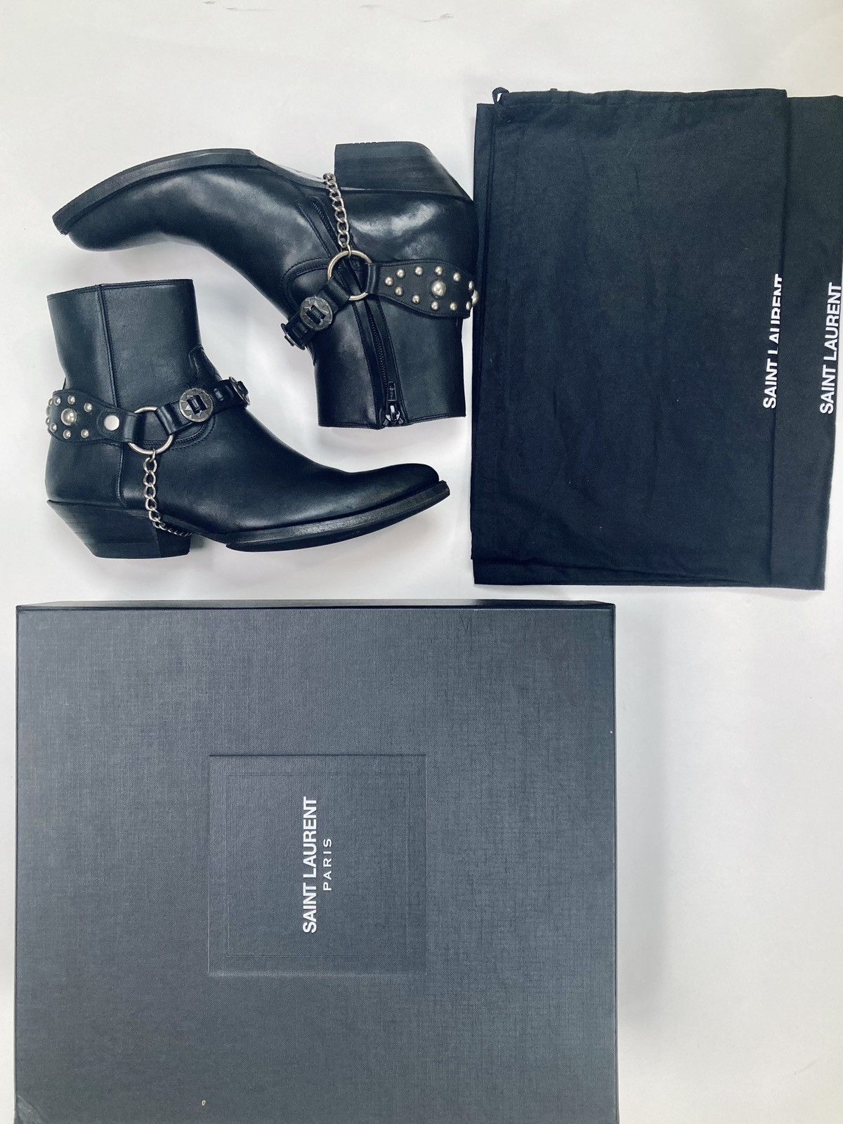 Saint Laurent Paris SAINT LAURENT PARIS BY HEDI SLIMANE 15SS Santiag Boots Size US 7 / EU 40 - 7 Thumbnail