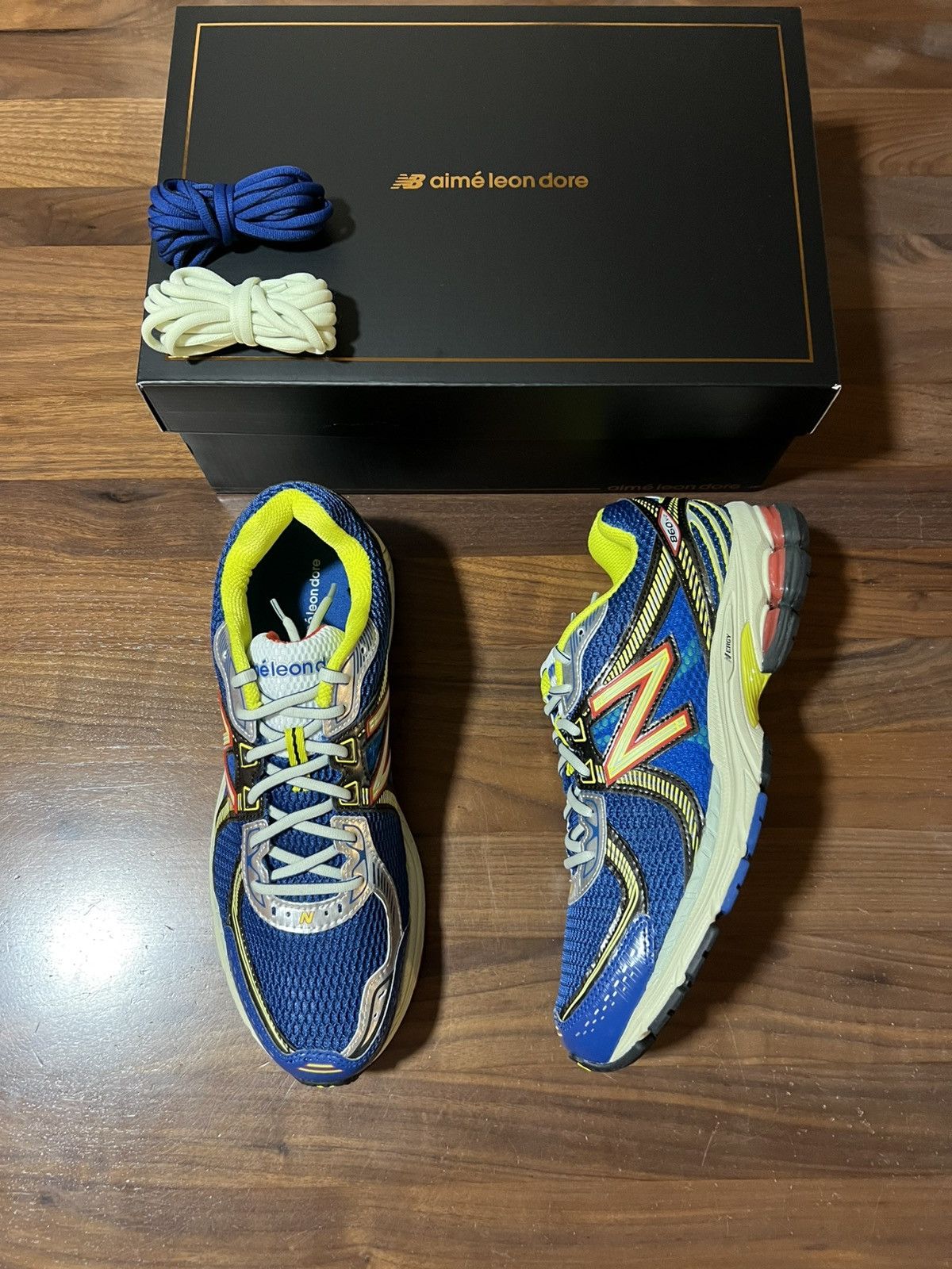 New Balance 860 V 2 Aime Leon Dore Blue | Grailed