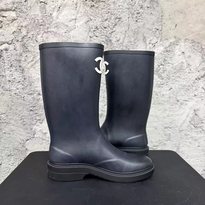 Chanel Chanel Rain Boots with Protective Coating-yf Size US 7.5 / EU 40-41 - 5 Thumbnail