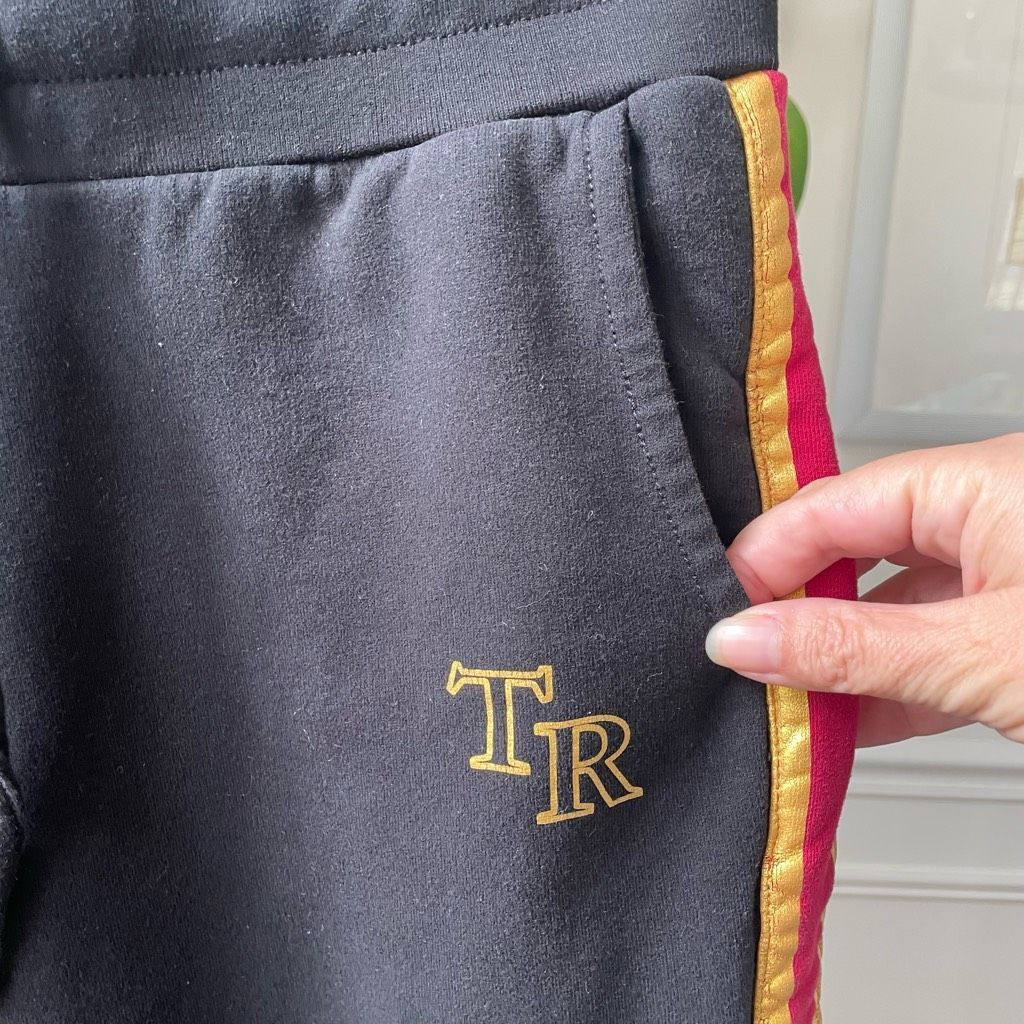 True Religion True Religion Women's Black Yellow Red Satin Side Striped Jo Size 30" / US 8 / IT 44 - 3 Thumbnail