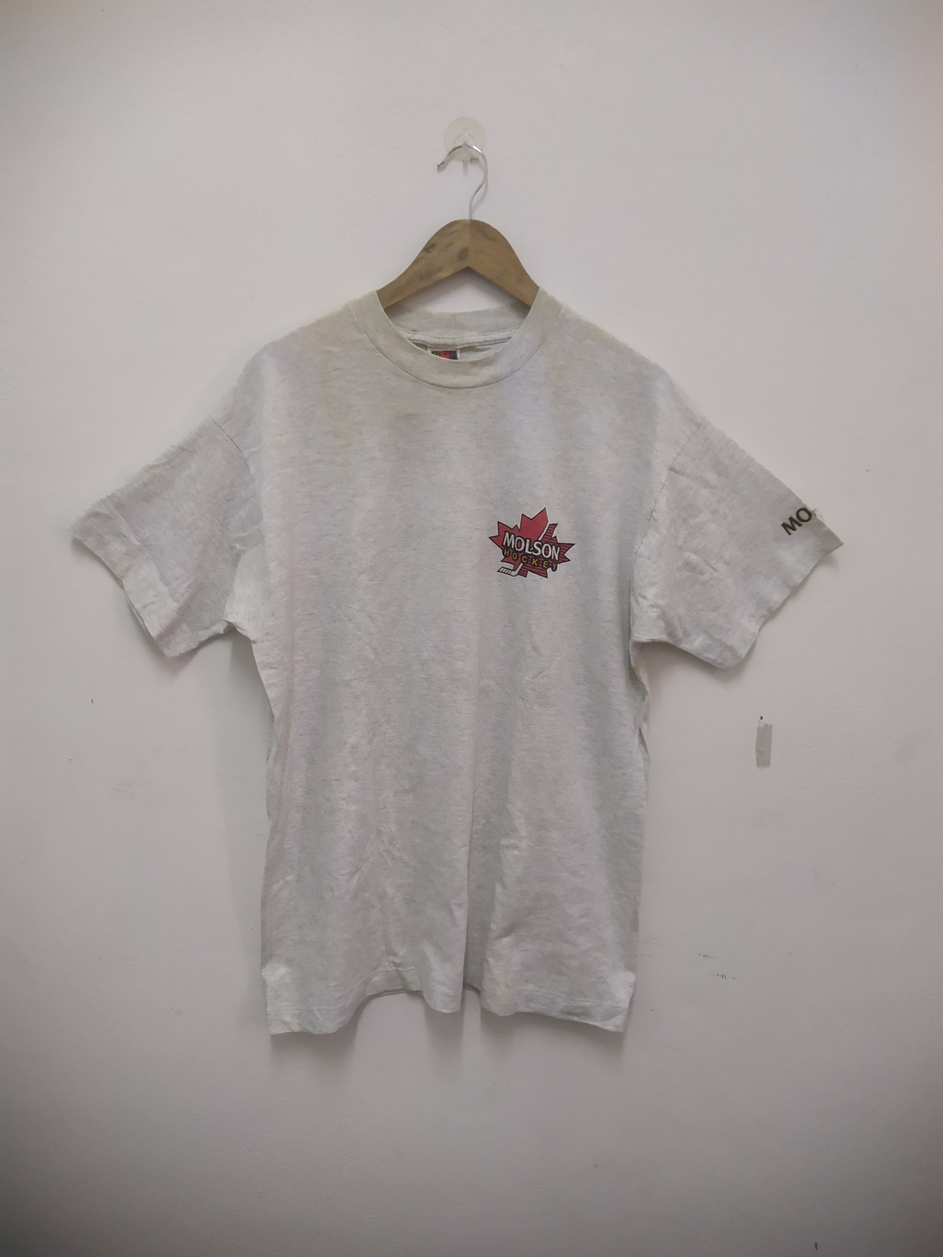 Vintage Vintage 90s Molson Ice Beer The True Taste of Hockey Size US XL / EU 56 / 4 - 4 Thumbnail
