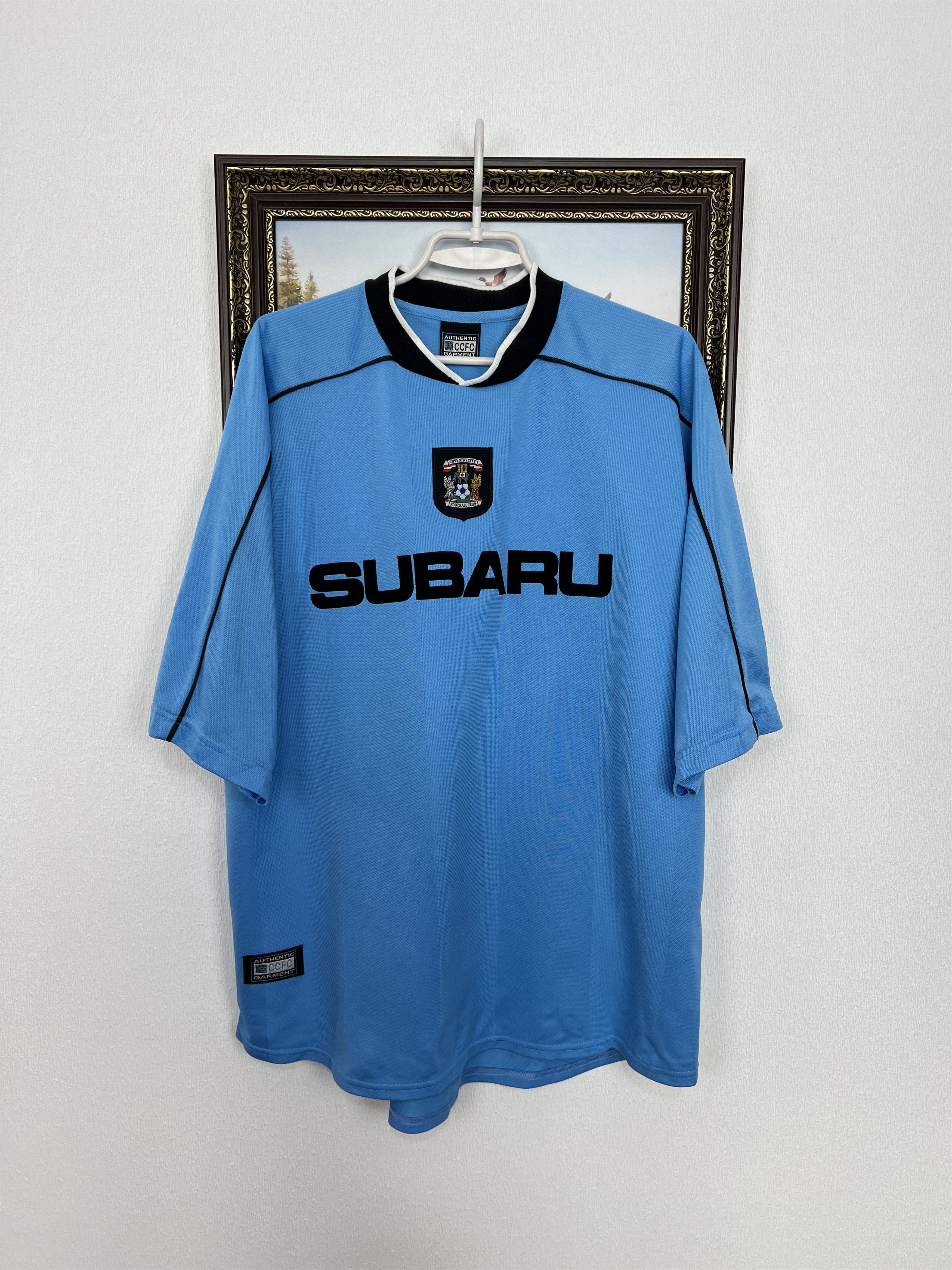 Vintage Coventry City Home football shirt 2001 Soccer Blue Jersey Size US XL / EU 56 / 4 - 1 Thumbnail