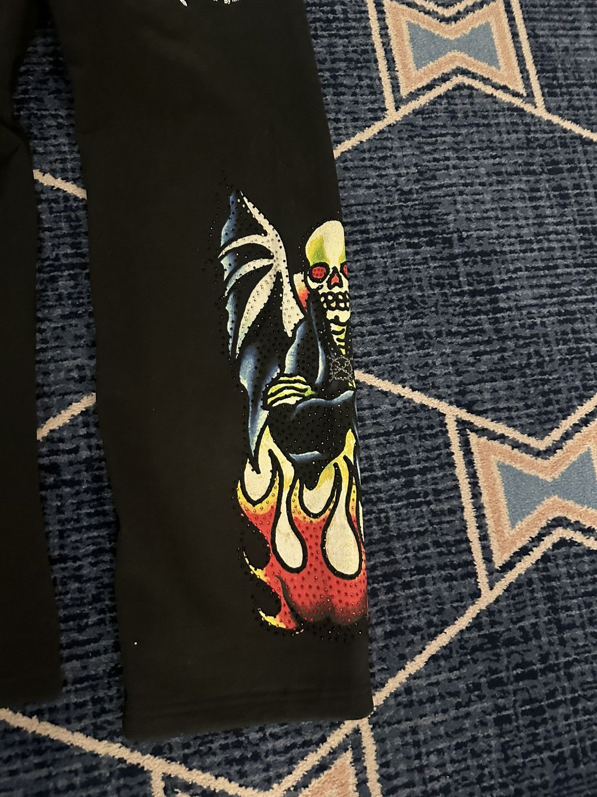 Complex × Ed Hardy × Ken Carson ED HARDY X KEN KARSON CONPLEXCON EXCLUSIVE SWEATPANTS Size US 34 / EU 50 - 3 Thumbnail