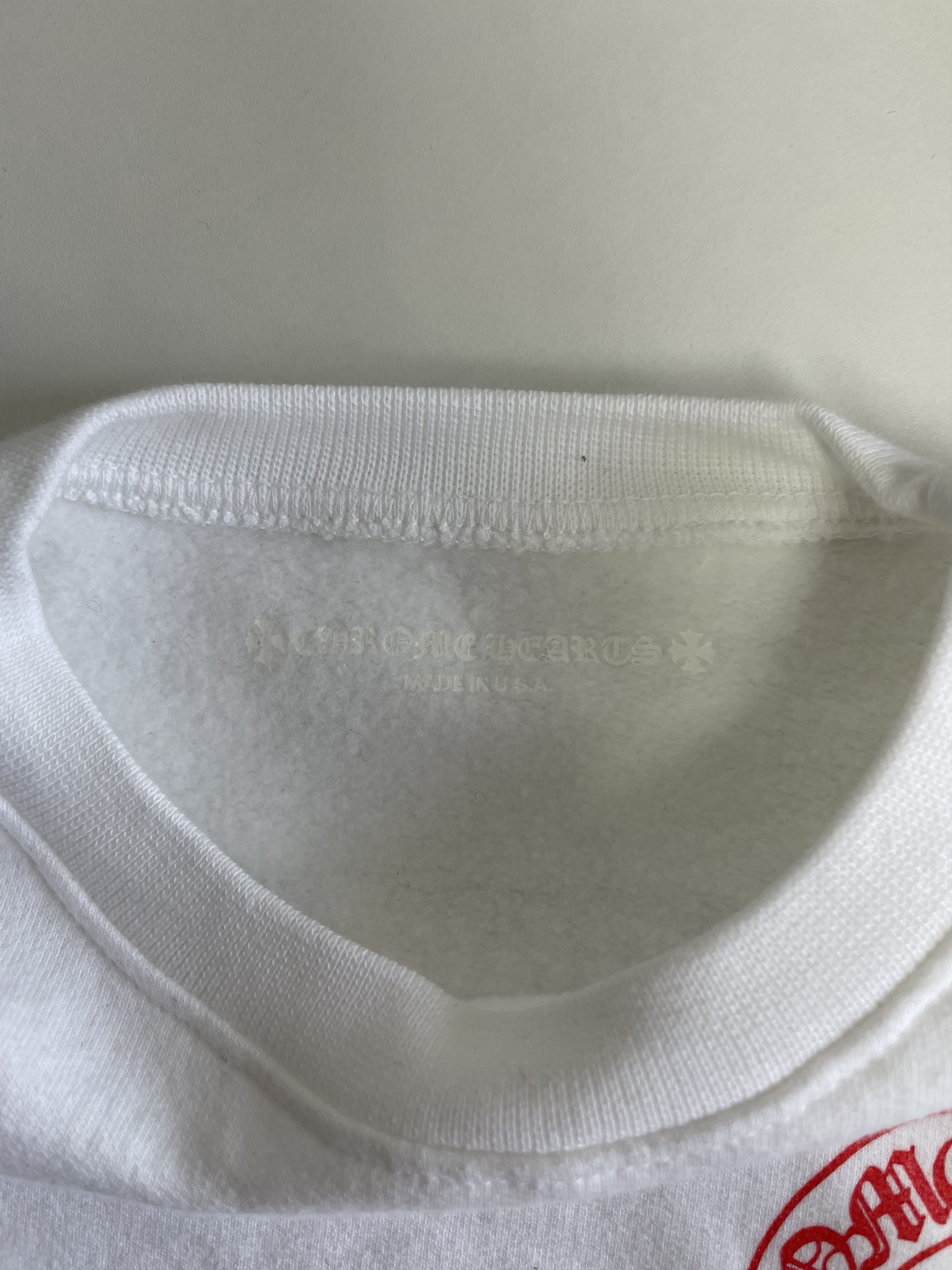 Chrome Hearts Chrome Hearts Deadly Doll Horseshoe White Kids Sweatshirt Size US XXS / EU 40 - 4 Thumbnail
