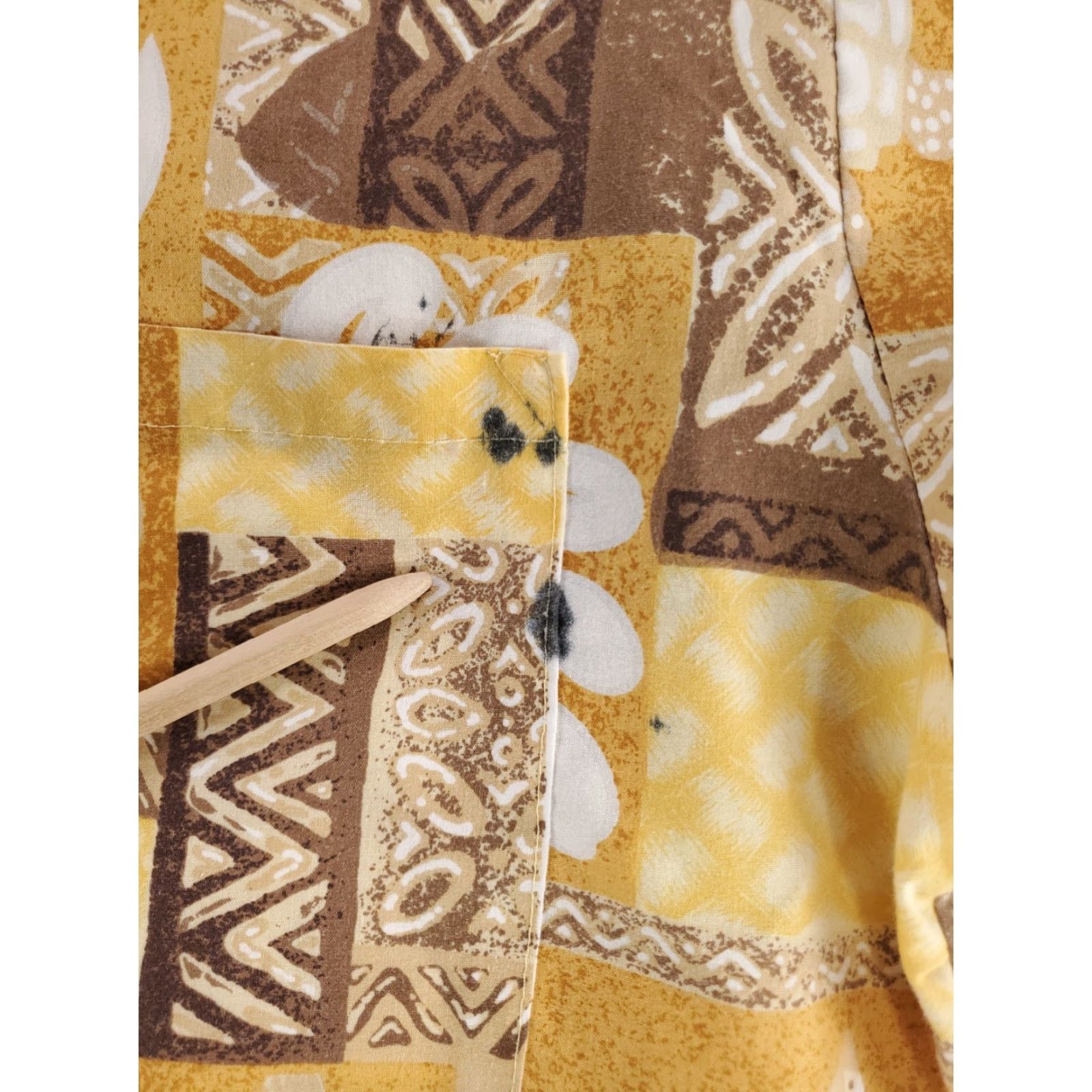Vintage VINTAGE Kalei-O-Kalani Shirt 2XL Mens Short Sleeve Yellow Turtles 70s Button Up Size US XXL / EU 58 / 5 - 5 Thumbnail