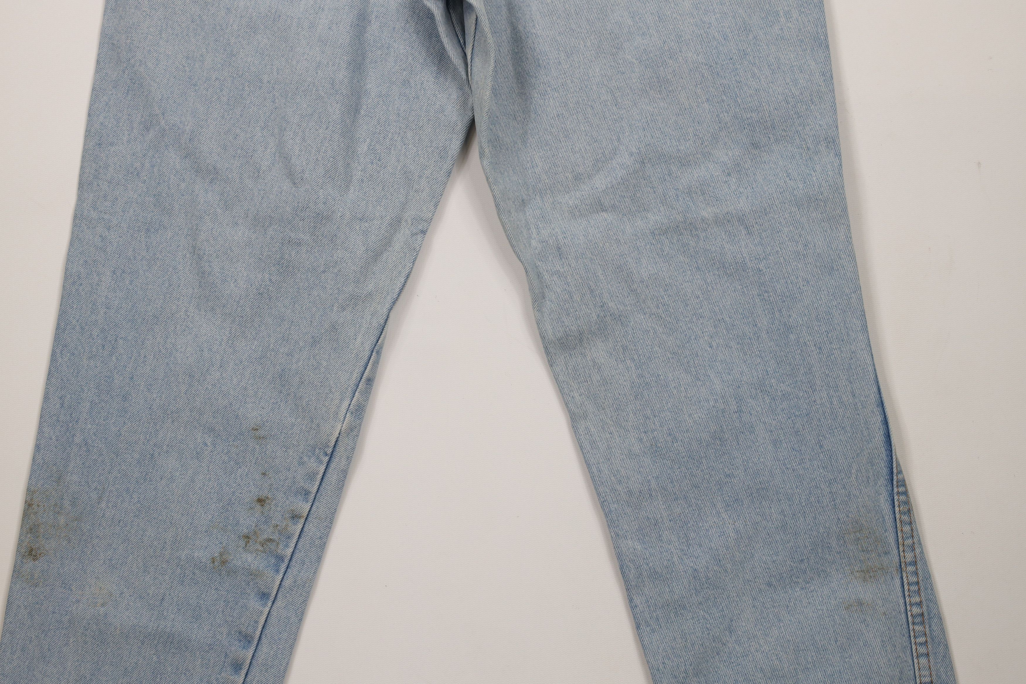 Vintage Vintage 80s 90s Streetwear Tapered Leg Denim Jeans Blue Size 32" / US 10 / IT 46 - 13 Thumbnail