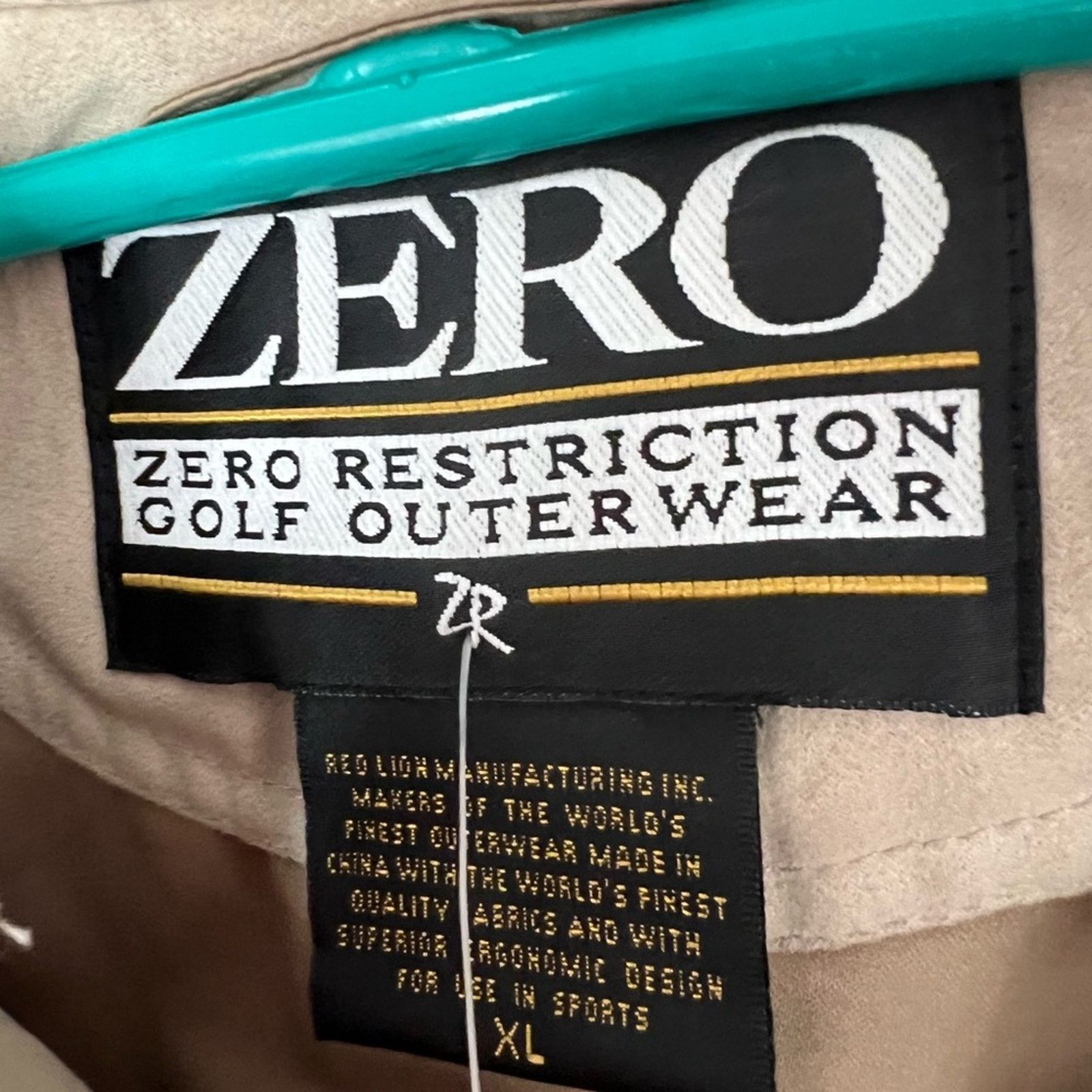 Other Zero Restriction Golf Microsuede Pullover Windshirt Tan NWT Size US XL / EU 56 / 4 - 5 Thumbnail