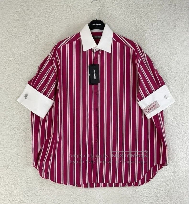 Raf Simons Raf Simons 22ss sleeve label silver buckle plaid short tee Size US S / EU 44-46 / 1 - 2 Thumbnail