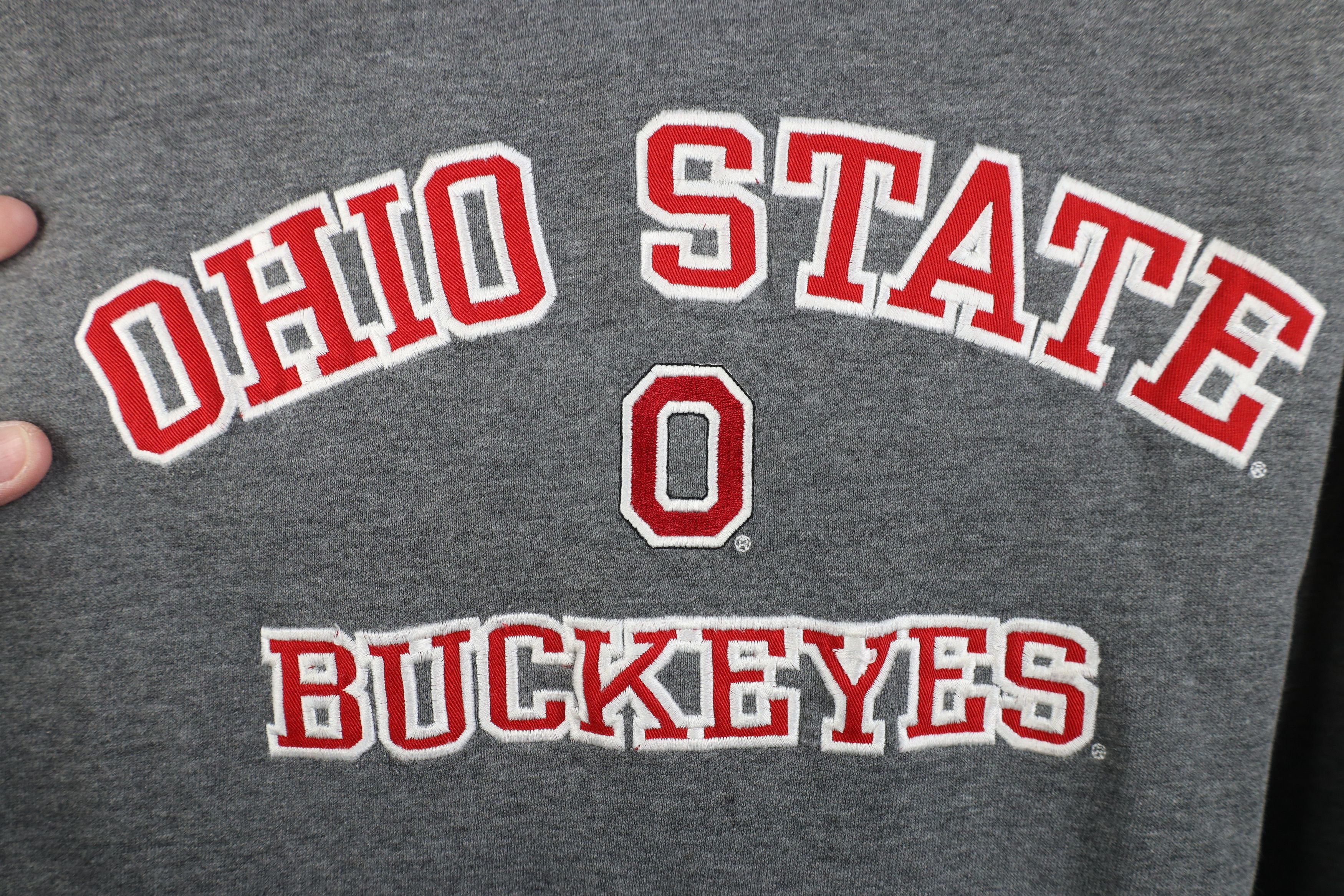 Vintage Vintage 90s Y2K Ohio State University Hoodie Sweatshirt Size US L / EU 52-54 / 3 - 6 Thumbnail