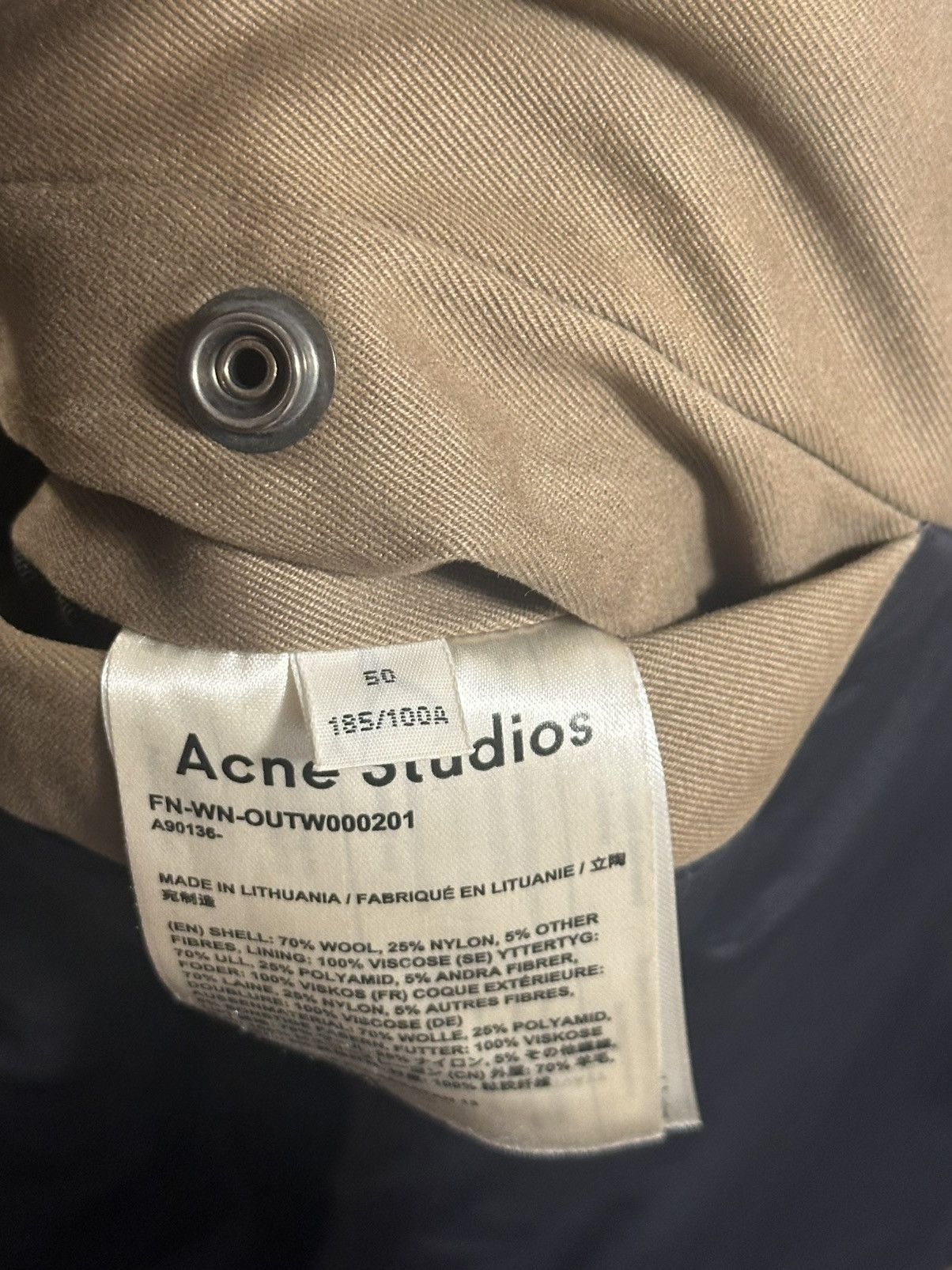 Acne Studios Acne studios orsino teddy jacket Size US XL / EU 56 / 4 - 4 Thumbnail